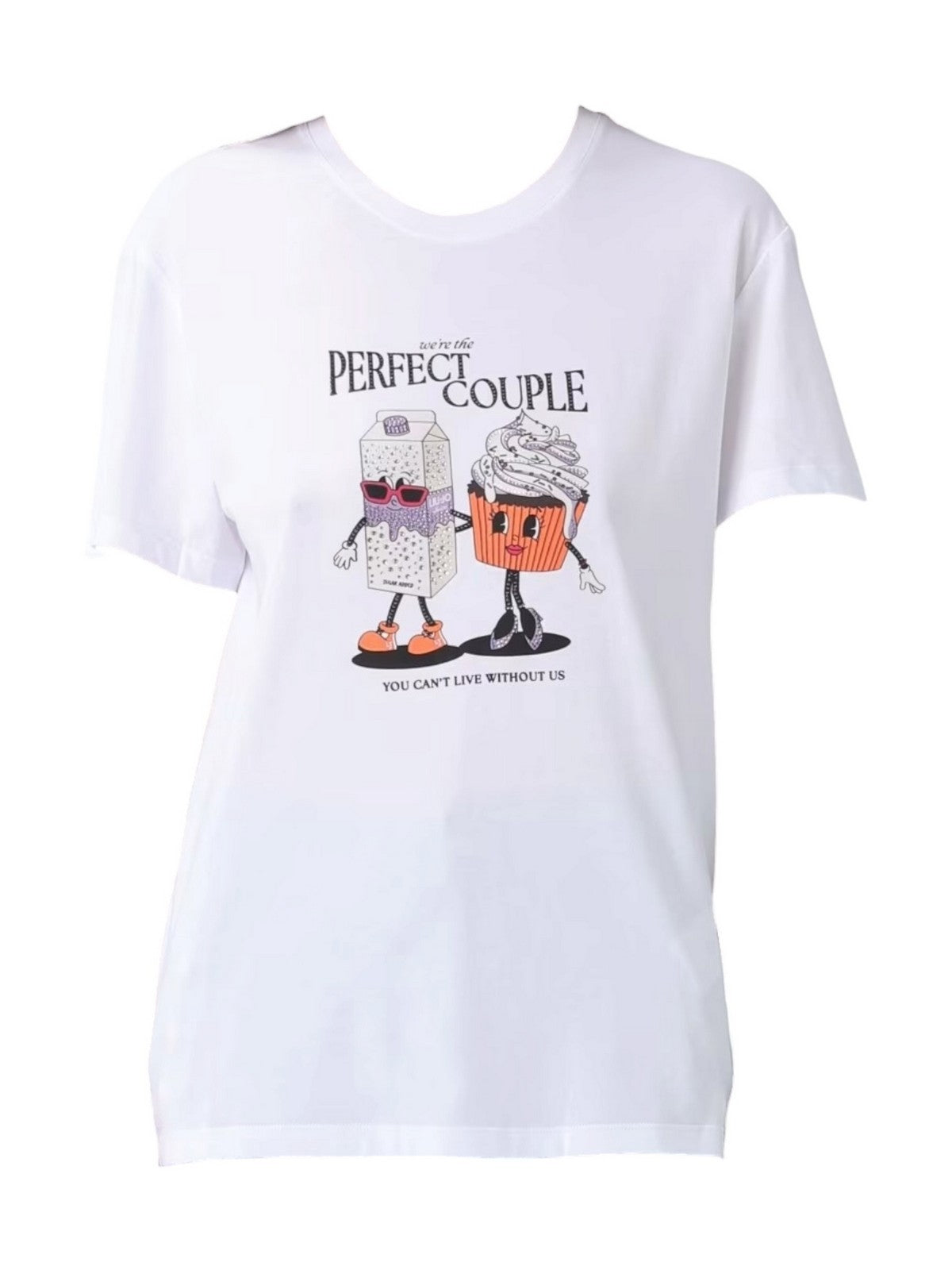 LIU JO WHITE T-shirt Donna  WA6163JS904 P9268 Bco perfect couple