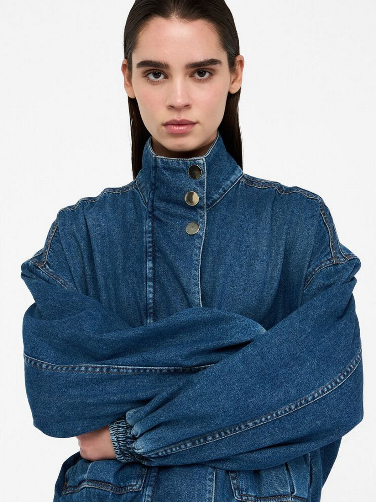 LIU JO BLACK Giubbino Donna  CF5139D5026 77122 Den.Blu lav.medio