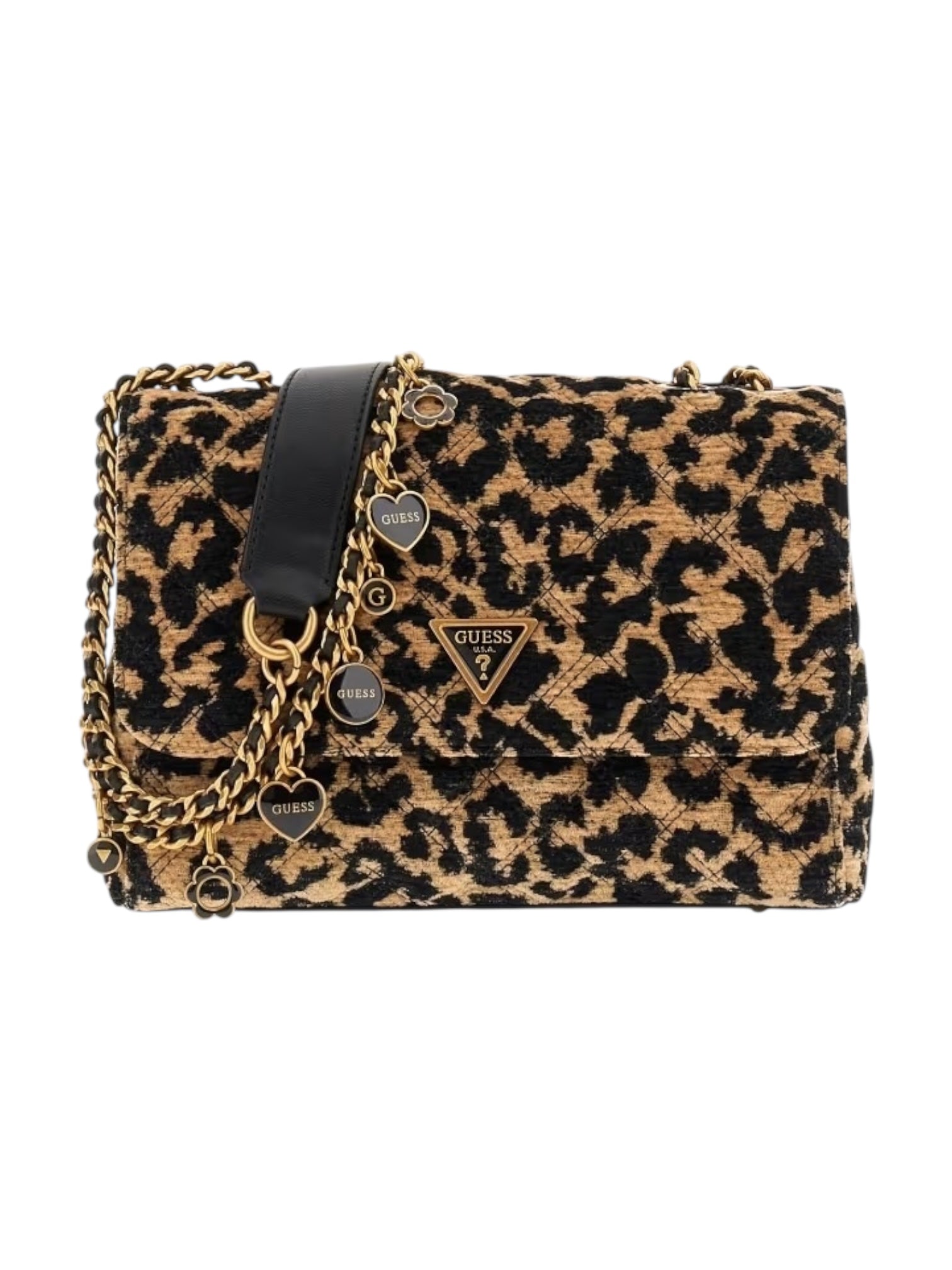 GUESS Borsa Donna GIULLY II 2 COMP CNVRTBLE FLAP HWLG96 73200 DRP DARK LEO