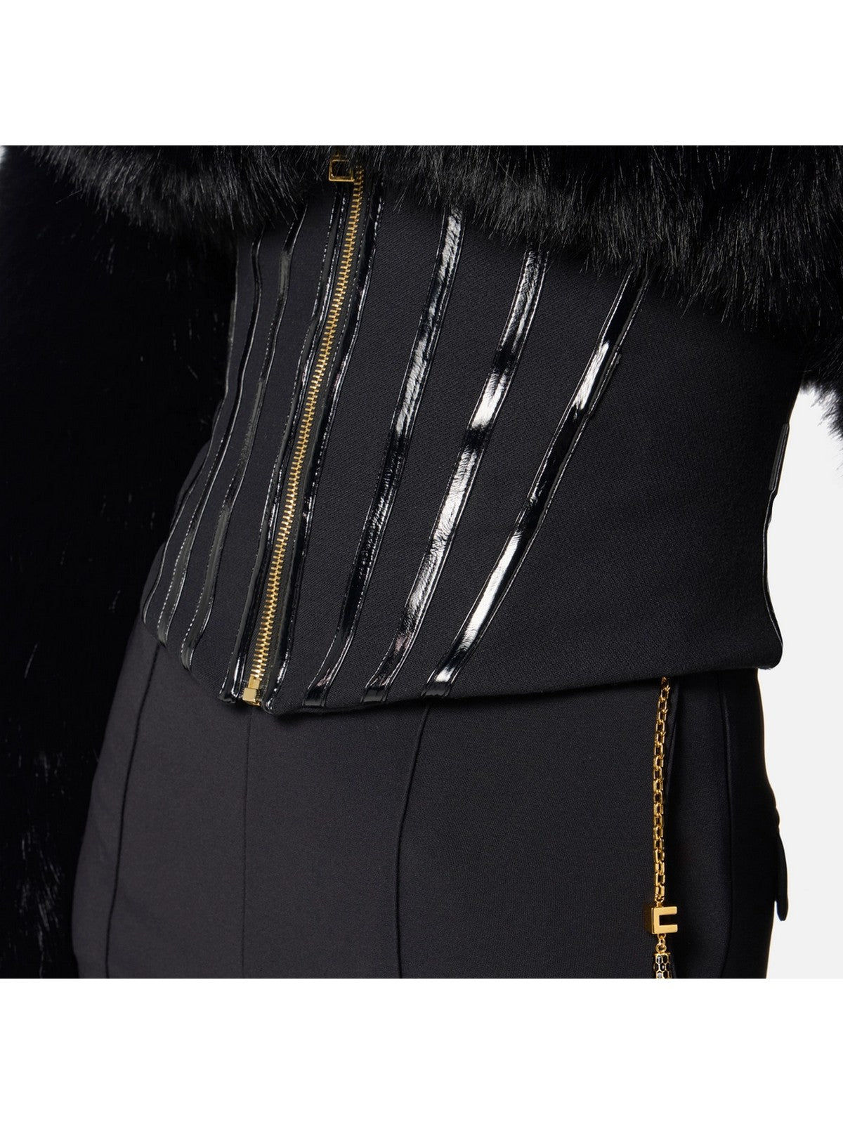 ELISABETTA FRANCHI Pantalone Donna  PA14157E2 110 Nero gioboutiqueweb