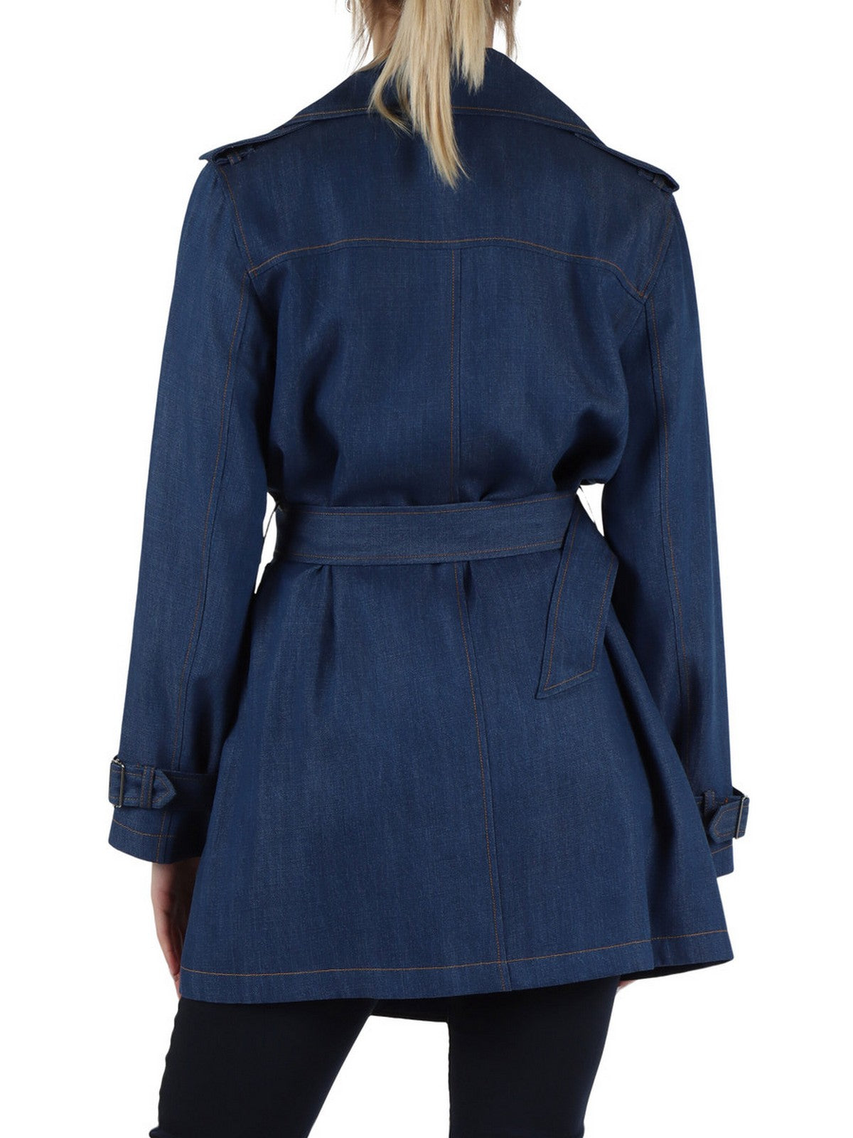 LIU JO BLUE DENIM Trench Donna  UA5173D0231 78844 Den.Blue dk.tencel c gioboutiqueweb