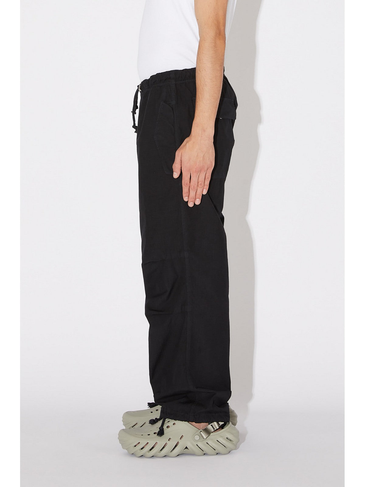 Pantalones de hombres amish amu067p4160111 c0073 negro