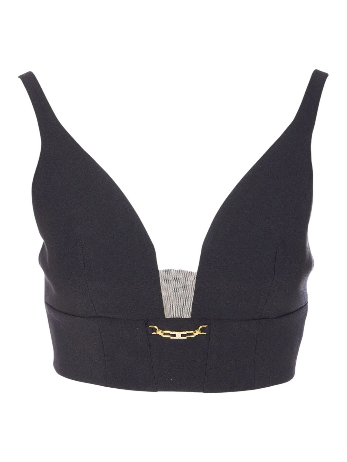 ELISABETTA FRANCHI Top Donna  TO04857E2 110 Nero