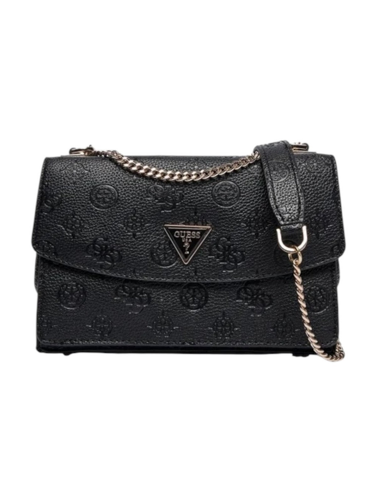 GUESS Borsa Donna CRESIDIA II CNVRTBL XBODY FLAP HWPD98 88210 BLO BLACK LOGO