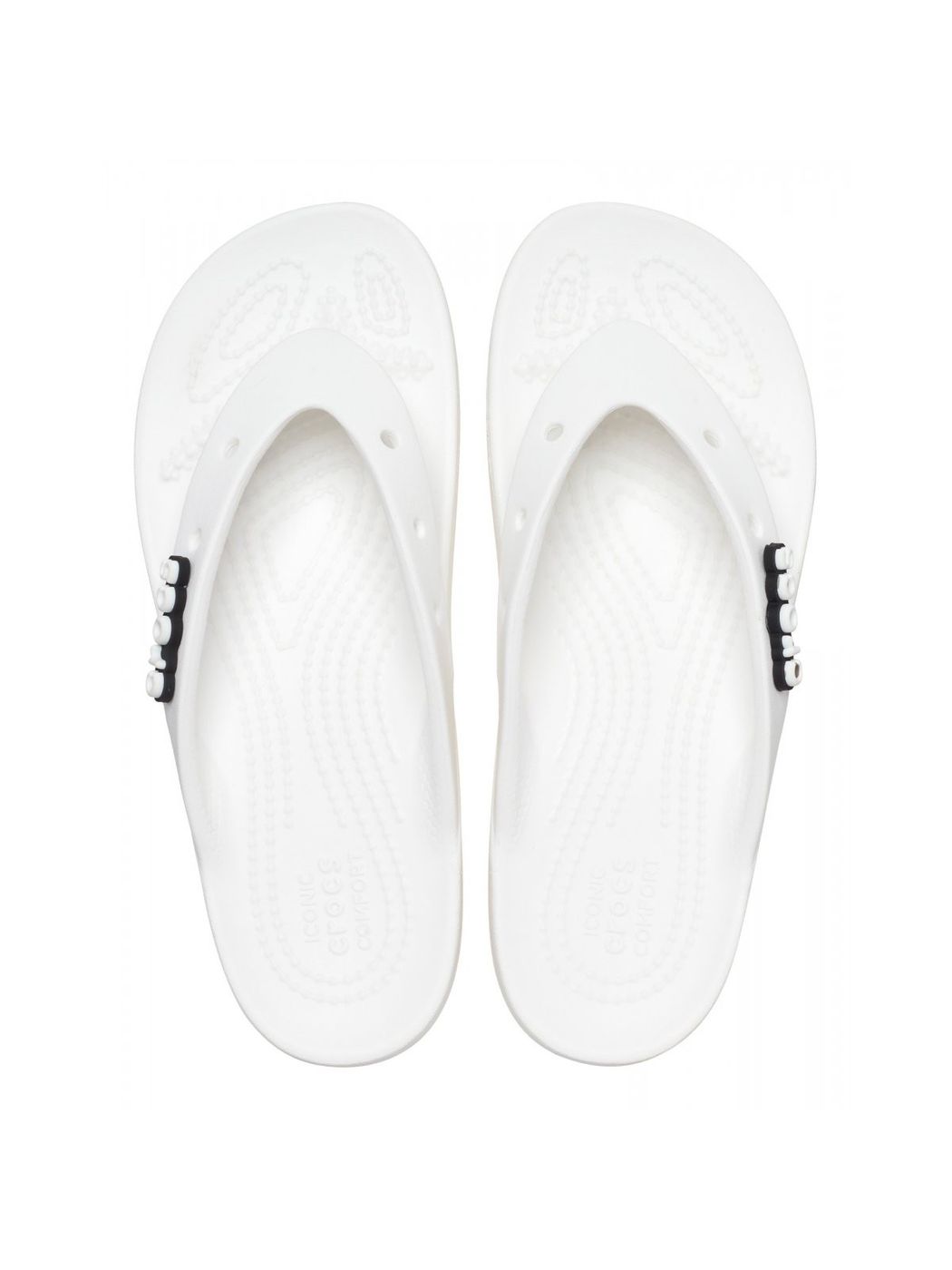 CROCS Tongs à plateforme classique pour femmes W 207714 100 blanc