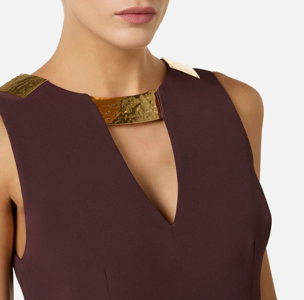 ELISABETTA FRANCHI Top Donna  TO05061E2 644 CACAO