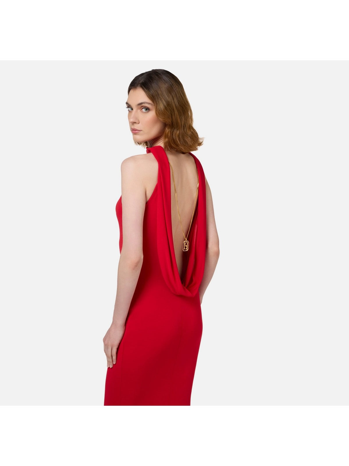 ELISABETTA FRANCHI Frauenkleid AB71647E2 CG5 rot