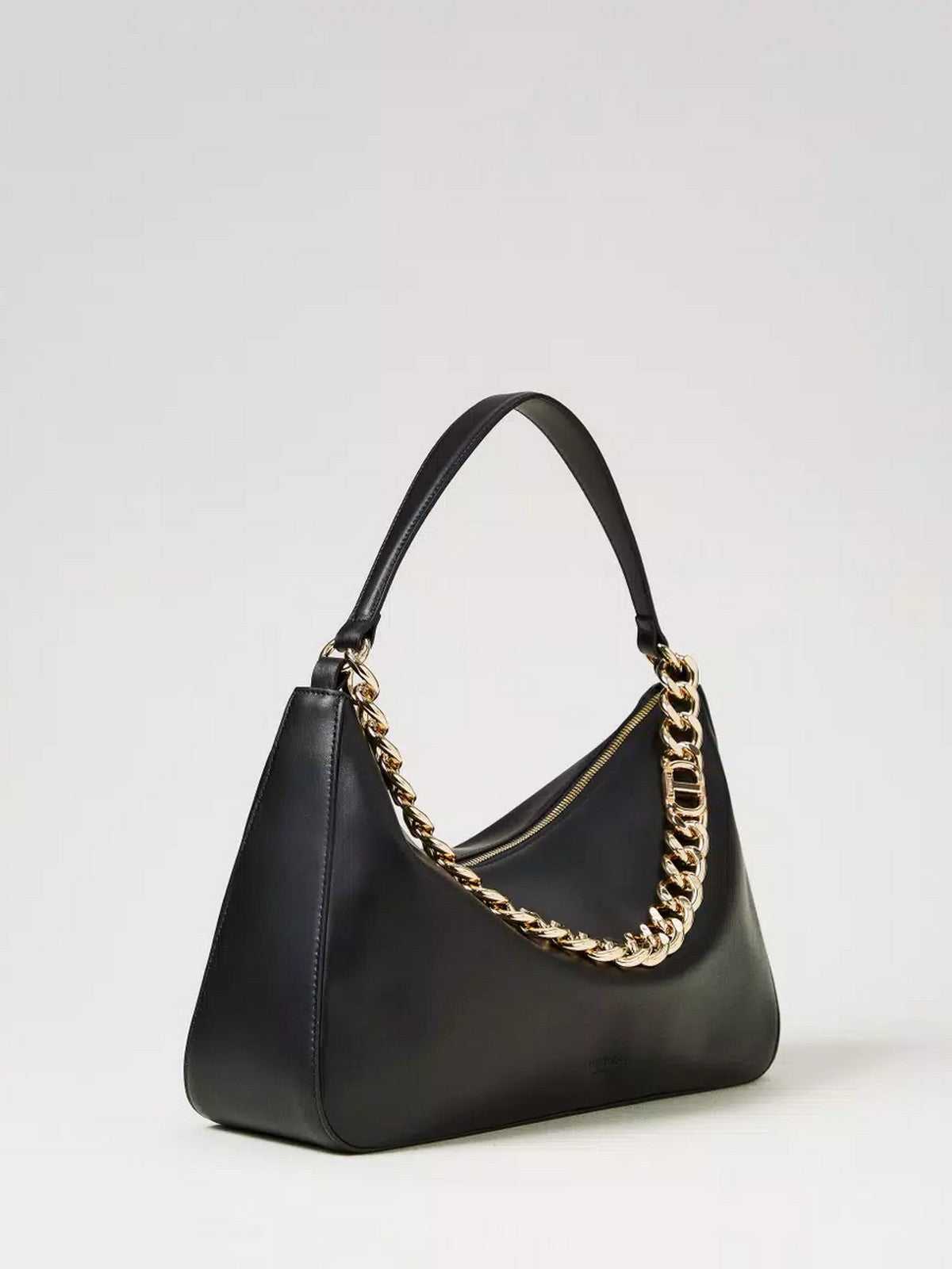 TWINSET Borsa Donna SIENNA LEATHER 999TB7010 12695 NERO/ORO