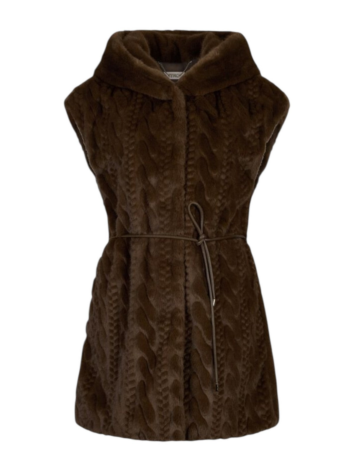 LIU JO WHITE Gilet Donna  MF5364E1044 90915 CIOCCOLATO