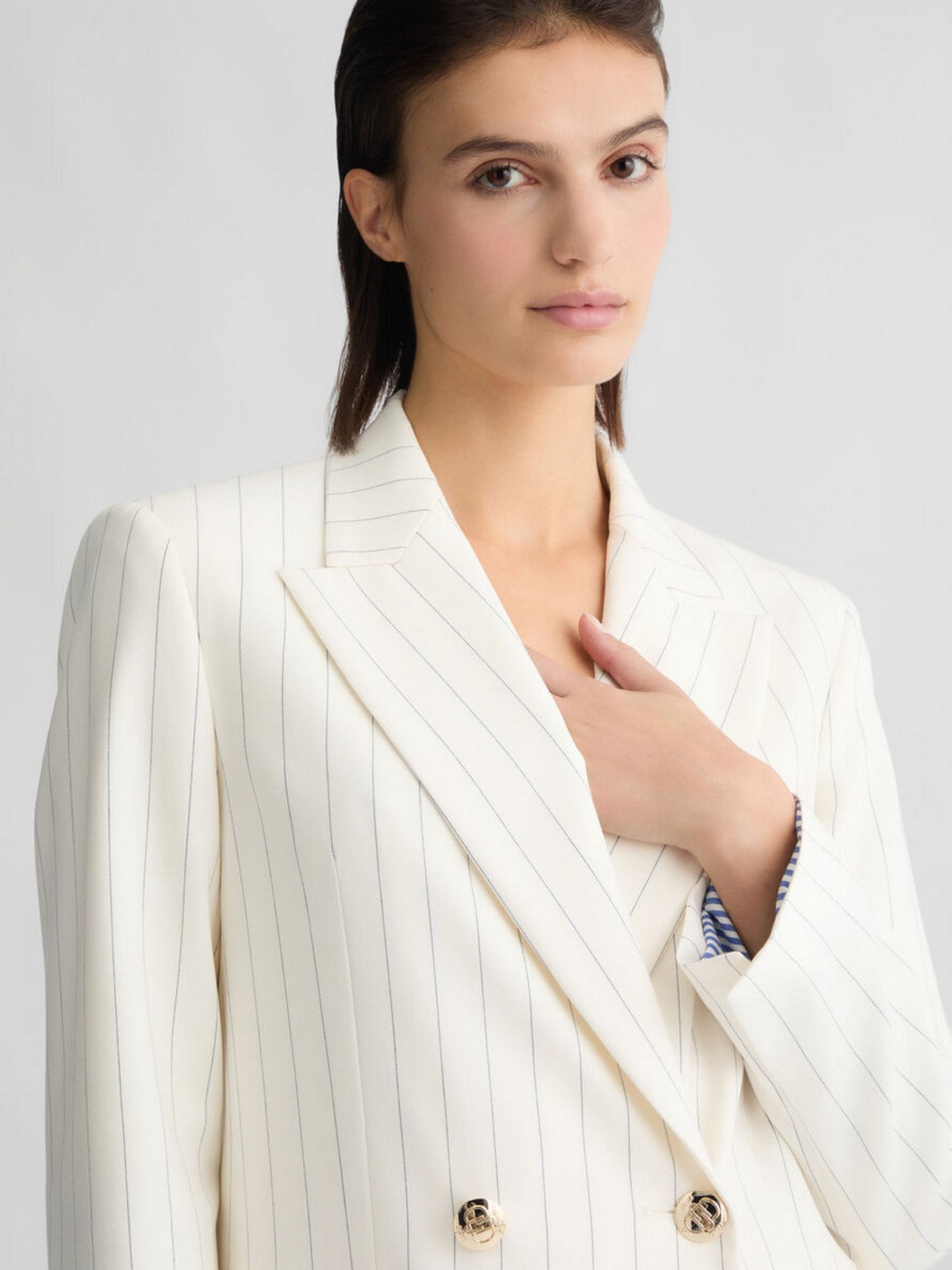 LIU JO BLACK Giacca Donna  CA5235T1969 MM26E Bianco gioboutiqueweb