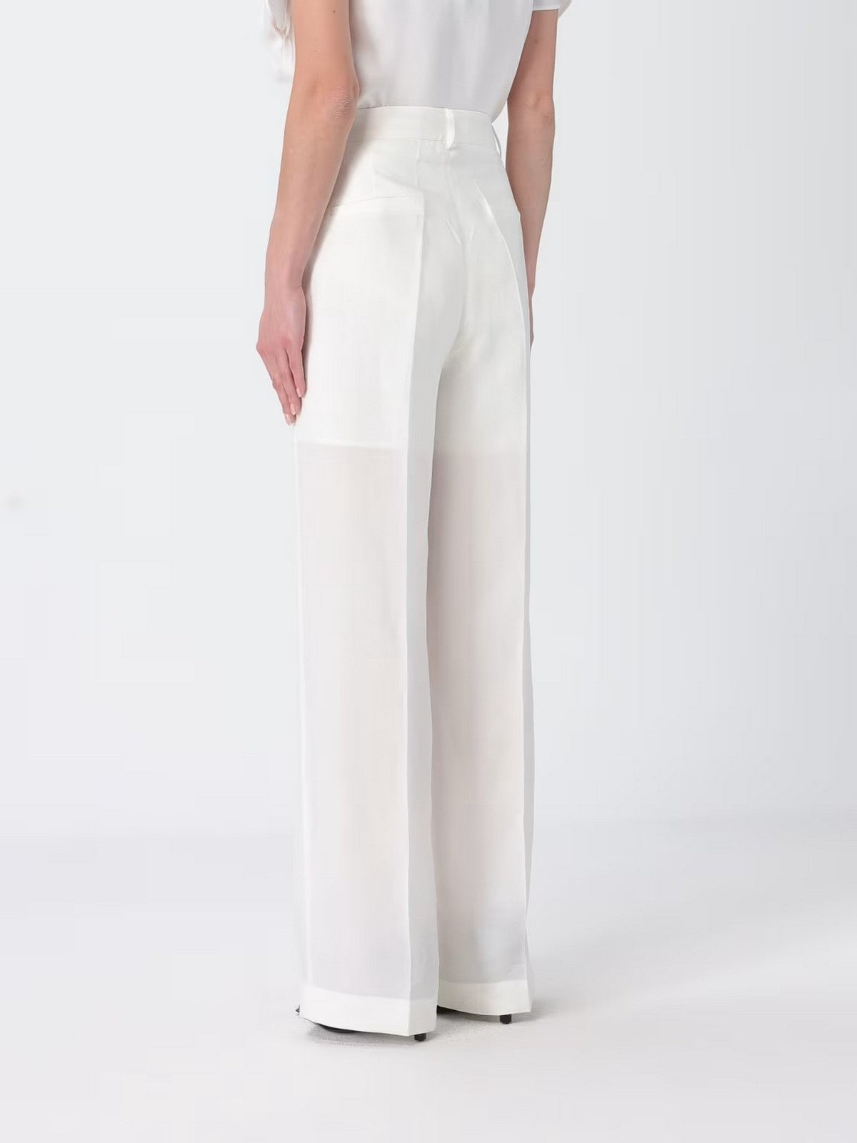 LIU JO WHITE Pantalone Donna  WA6480T4818 10701 BIANCO LANA