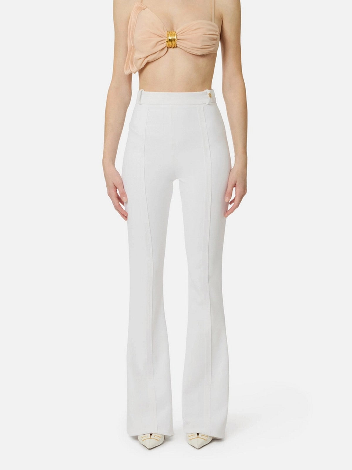 ELISABETTA FRANCHI Pantalone Donna  PA16961E2 360 Avorio