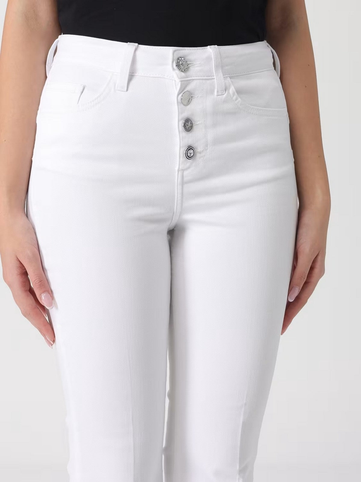 LIU JO BLUE DENIM Pantalone Donna  UA6040T2594 11111 BIANCO OTTICO