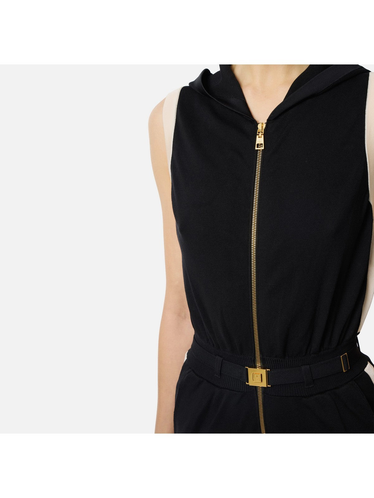 ELISABETTA FRANCHI Tuta Donna  KT68S61E2 685 NERO/BURRO