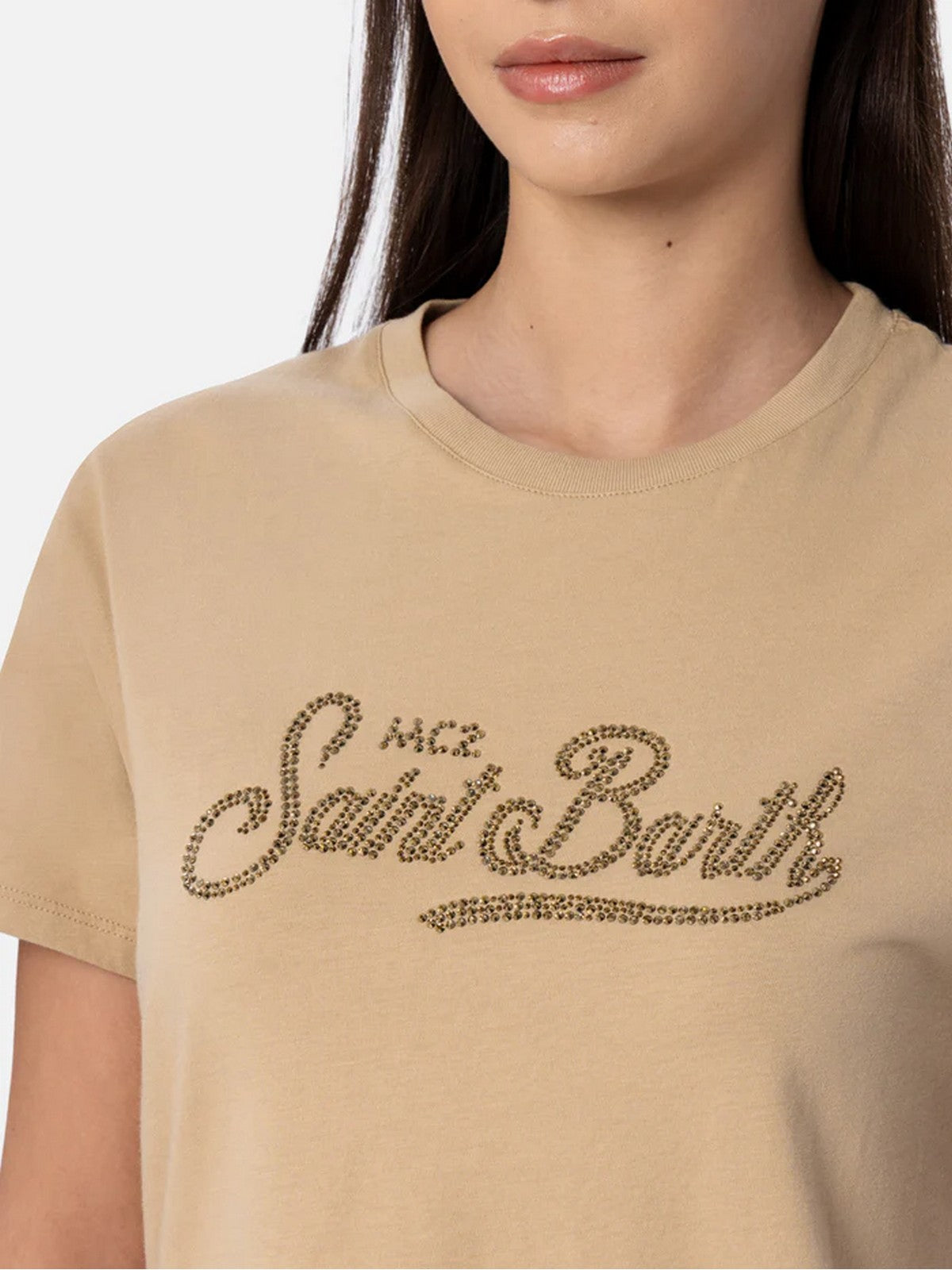 MC2 Saint Barth Camiseta y Pole Women Emilie 05143f beige