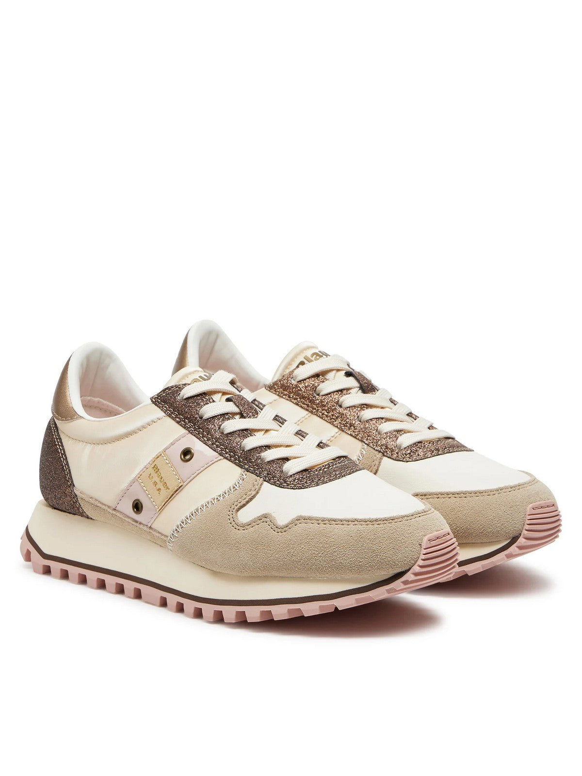 BLAUER Sneaker Donna MILLEN F4MILLEN01/SUG CRE/BRZ Beige gioboutiqueweb