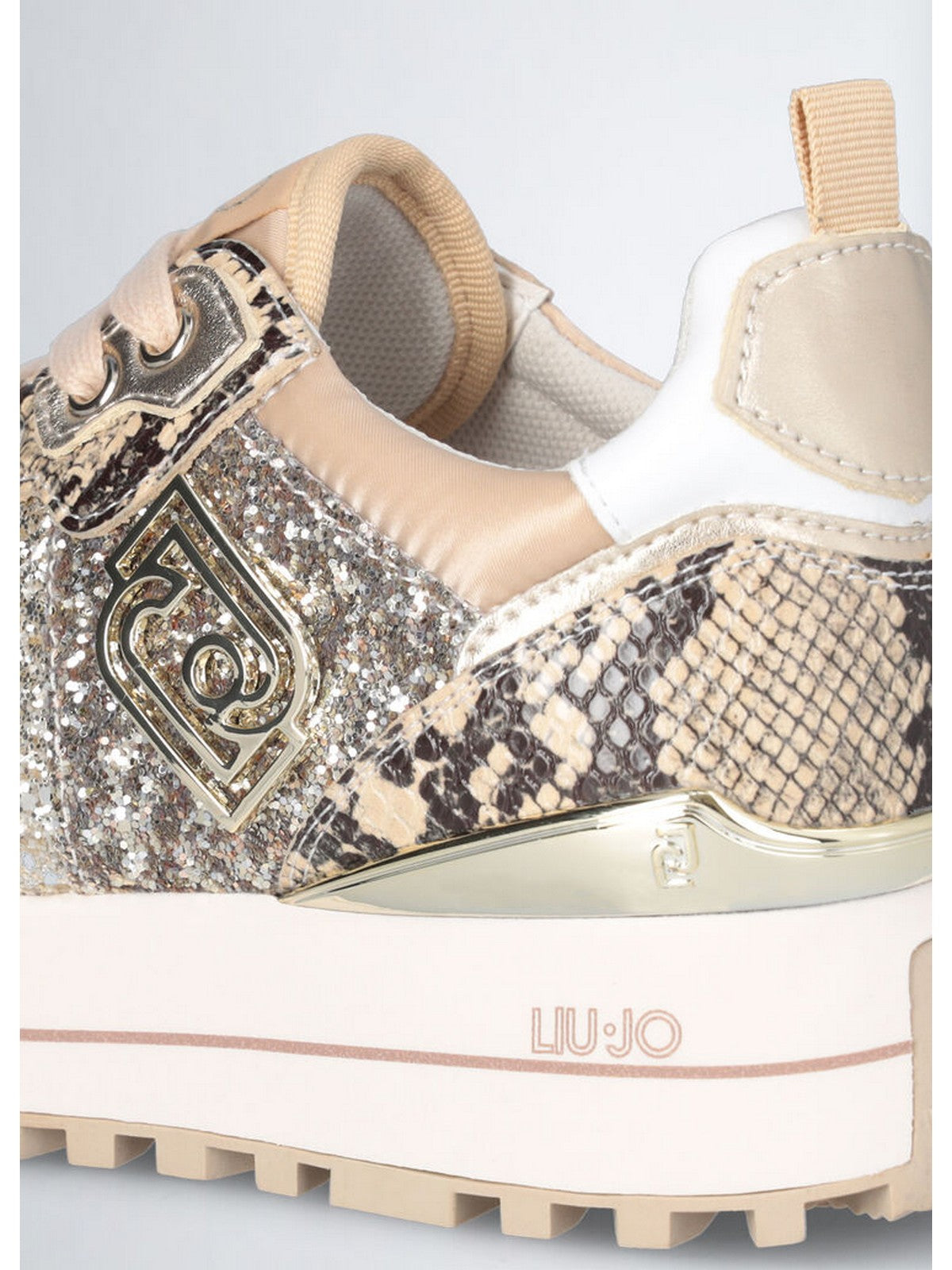 Liu Jo Sneaker Frau Liu Jo Maxi Wonder 01 BF4001TX007 01127 Beige