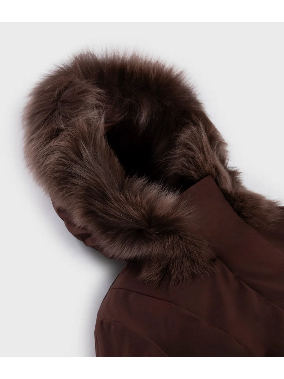 REFRIGIWEAR Piumino Donna LADY TECH/1 FUR JACKET W99108 XT3790 H01419 COFFEE