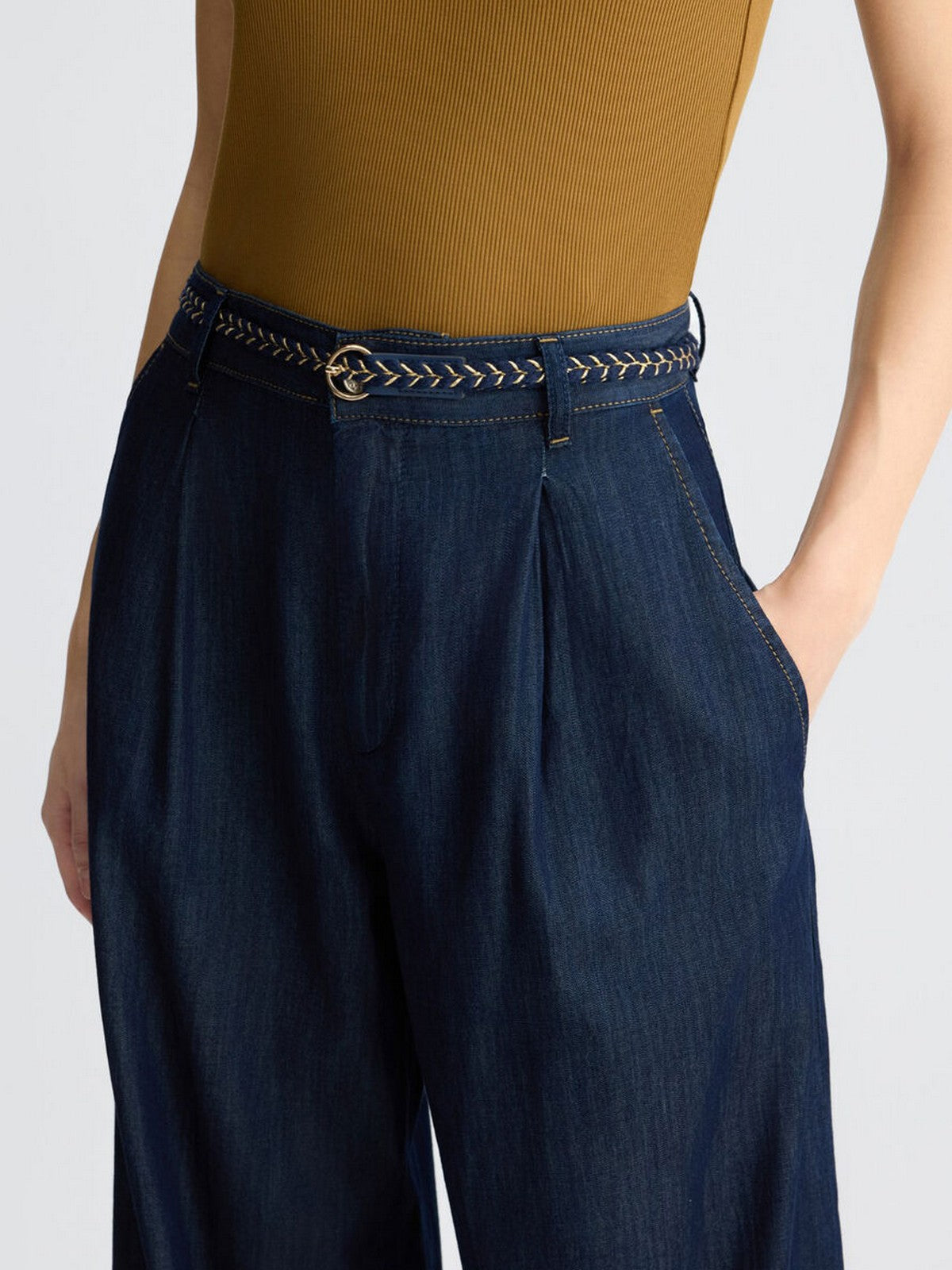 LIU JO BLUE DENIM Pantalone Donna  UA5151D3202 78831 Blu gioboutiqueweb