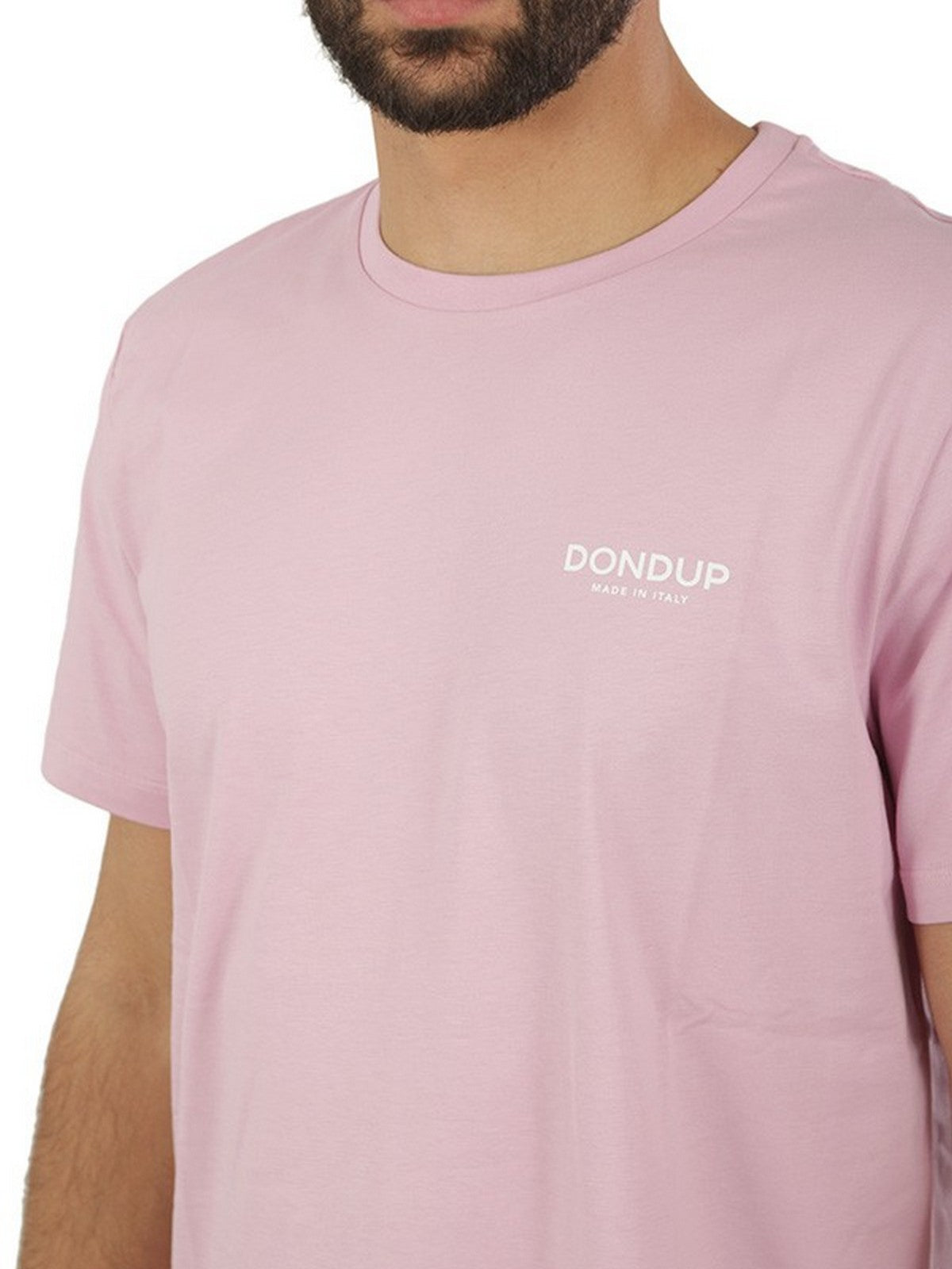 T-shirt Dondup i męski Polo US198 JF0309U HN5 583 Rosa