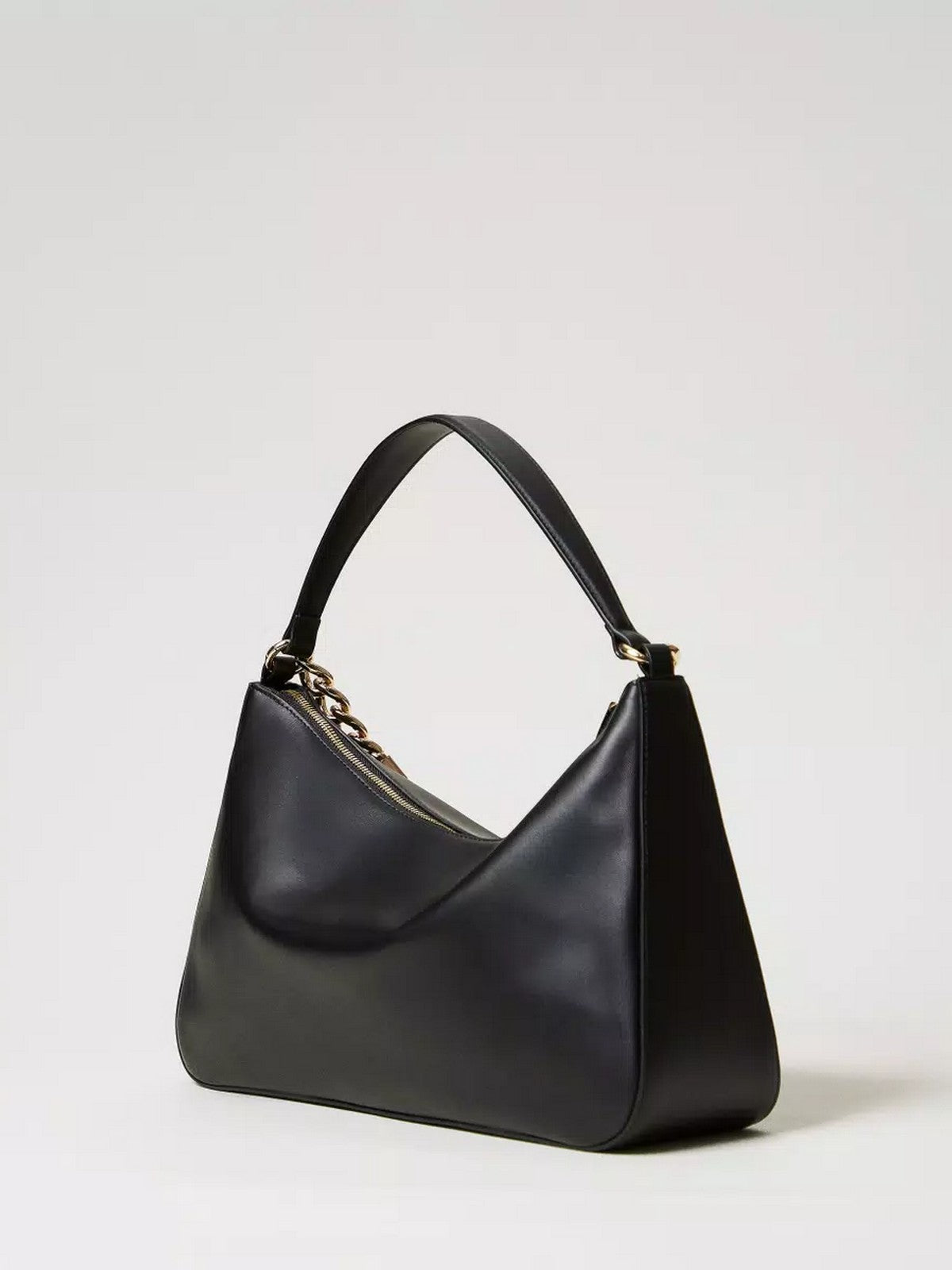 TWINSET Borsa Donna SIENNA LEATHER 999TB7010 12695 NERO/ORO