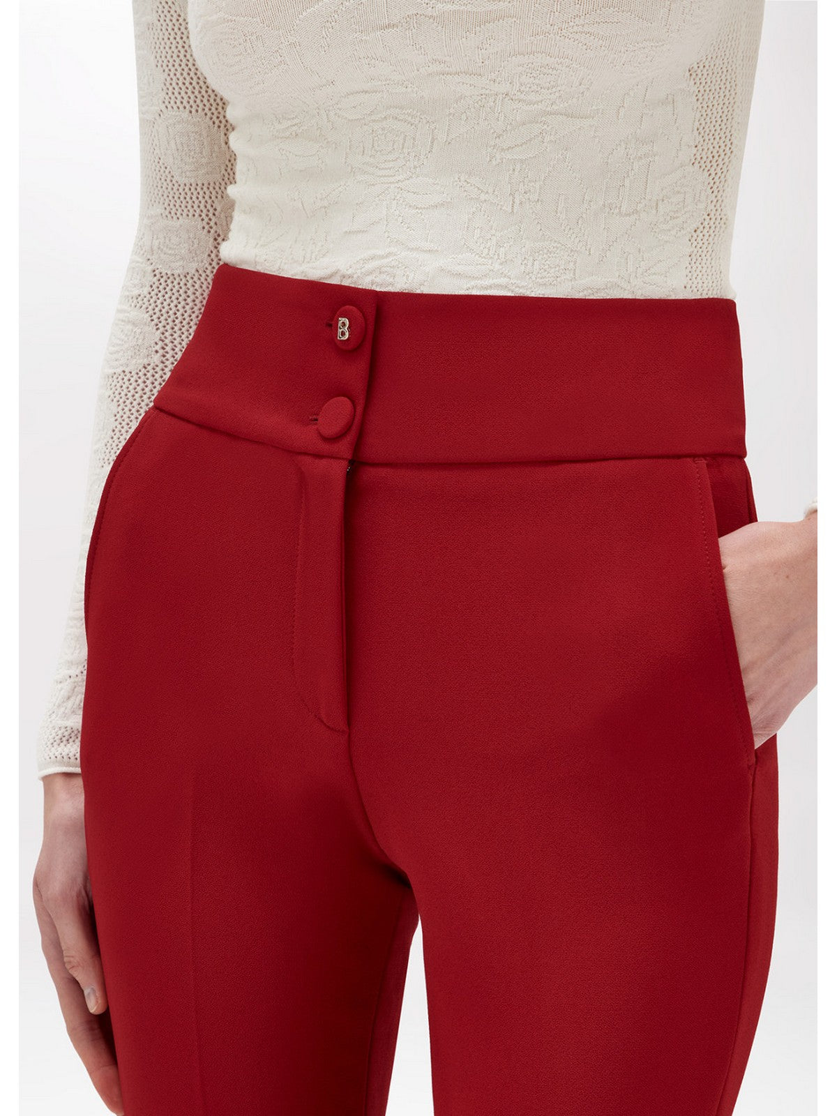 Blugirl Woman Pants RF4011T3191 91652 Red