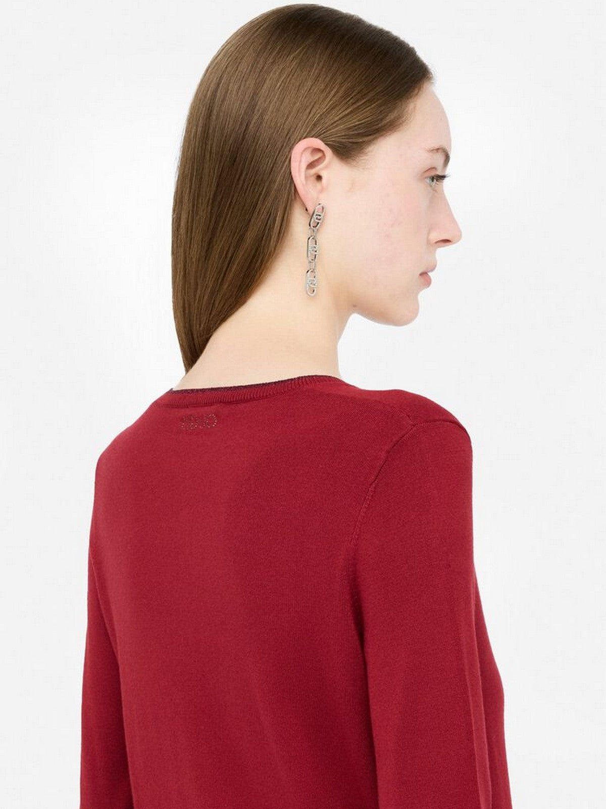 LIU JO WHITE Cardigan Donna  MF5225MS49I 91650 Pepper