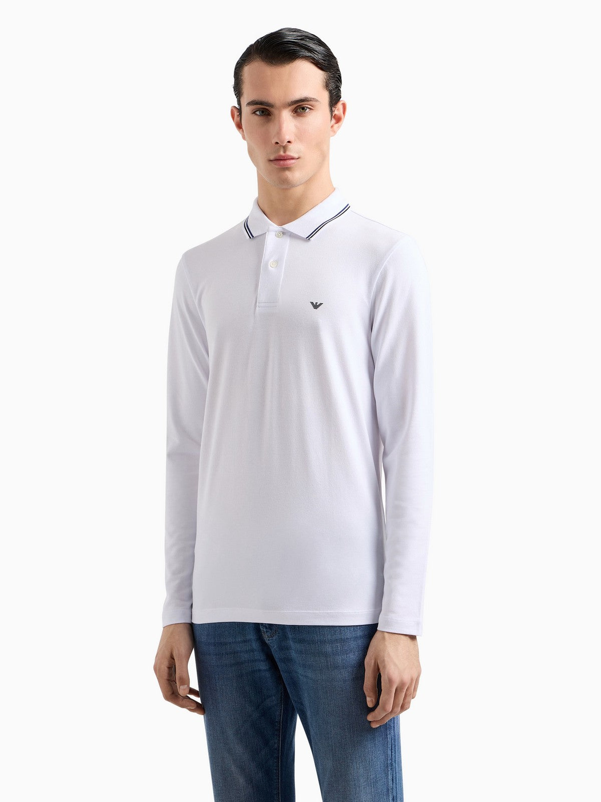 EMPORIO ARMANI T-Shirt e Polo Uomo  8N1FB5 1JPTZ 0100 Bianco