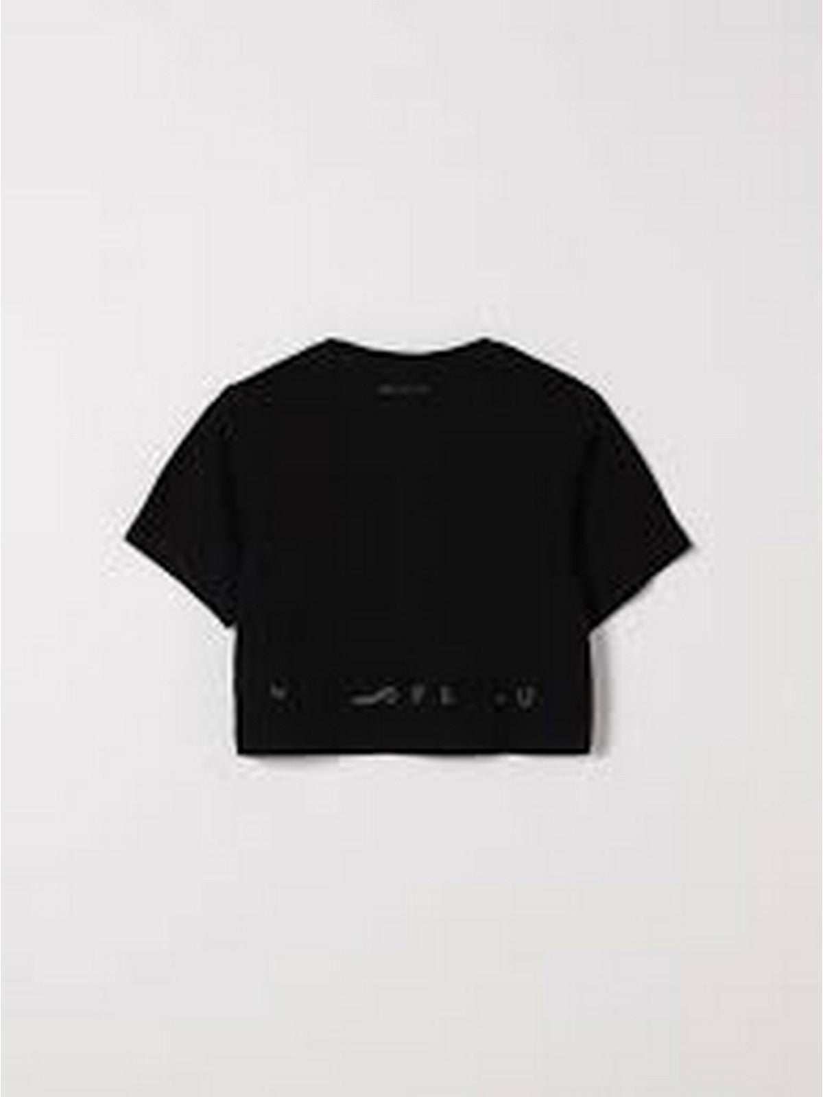 MM6 T-shirt Unisex bambino  M61017 MM02Y M6900 BLACK