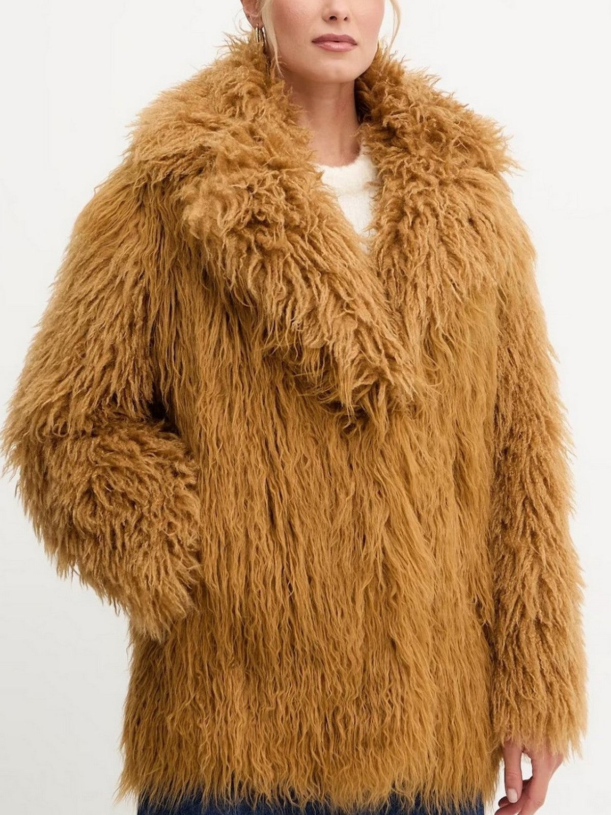 PATRIZIA PEPE Pelliccia Donna  2O0180 E078 B847 BEIGE