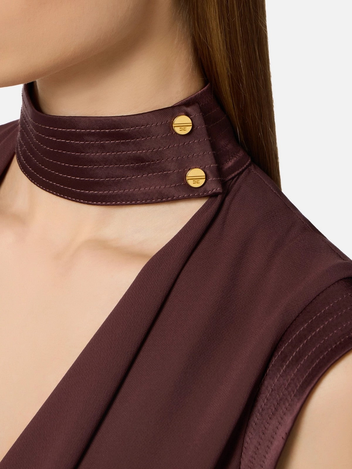 ELISABETTA FRANCHI Top Donna  CA13461E2 644 CACAO
