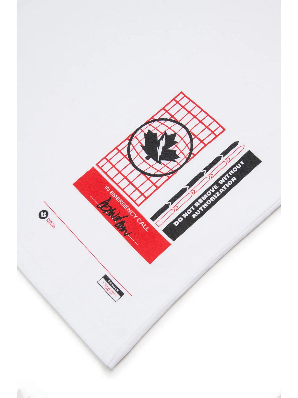 DSQUARED2 T-shirt Bambini e ragazzi  DQ2991 D0ACD DQ100 WHITE gioboutiqueweb