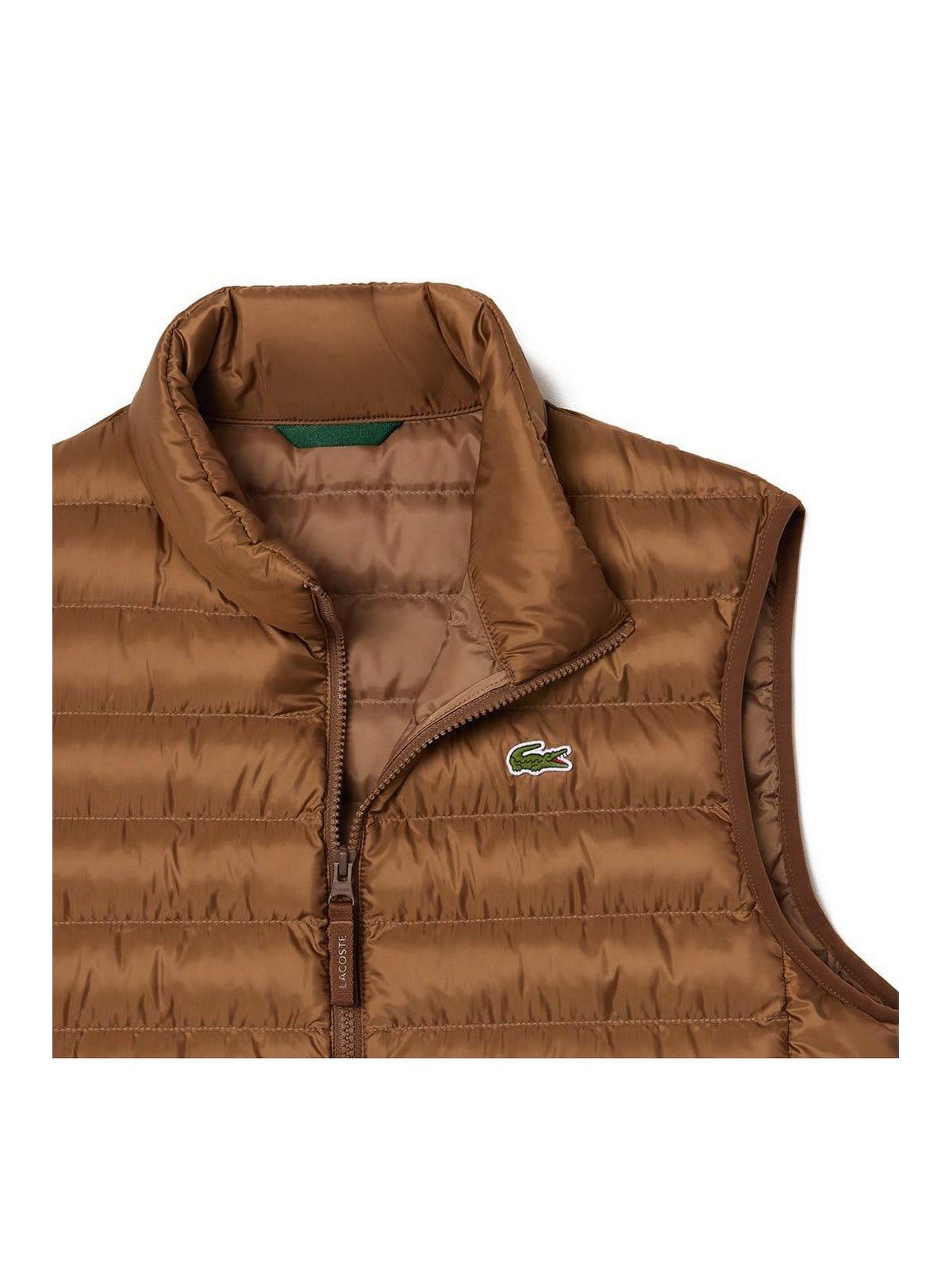 LACOSTE Gilet Uomo  BH2886 SIX Marrone gioboutiqueweb