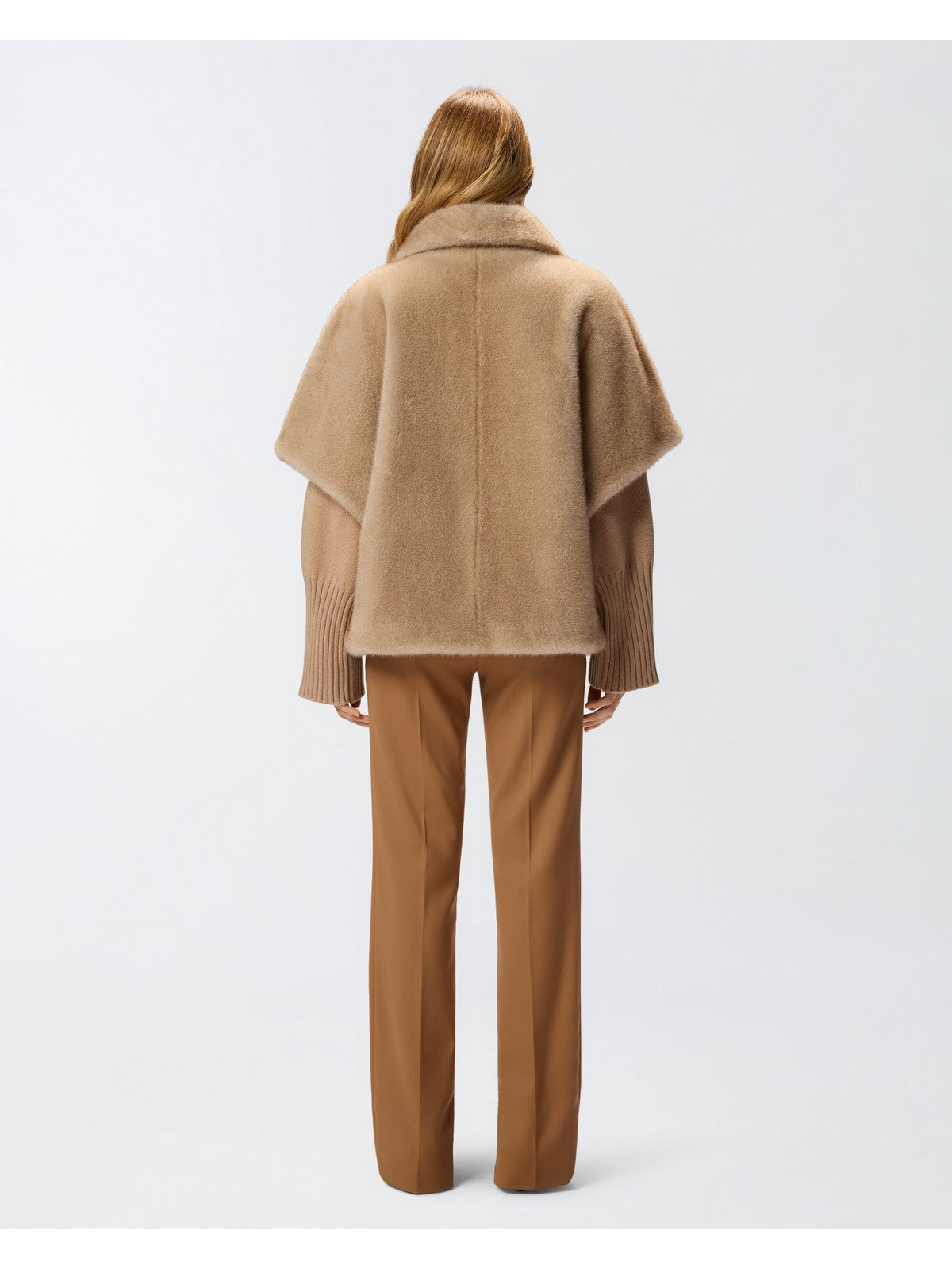 PINKO Pelliccia Donna COMODINO CAPPA 103837-A2PI C60 BEIGE-CHIARO DI LUNA