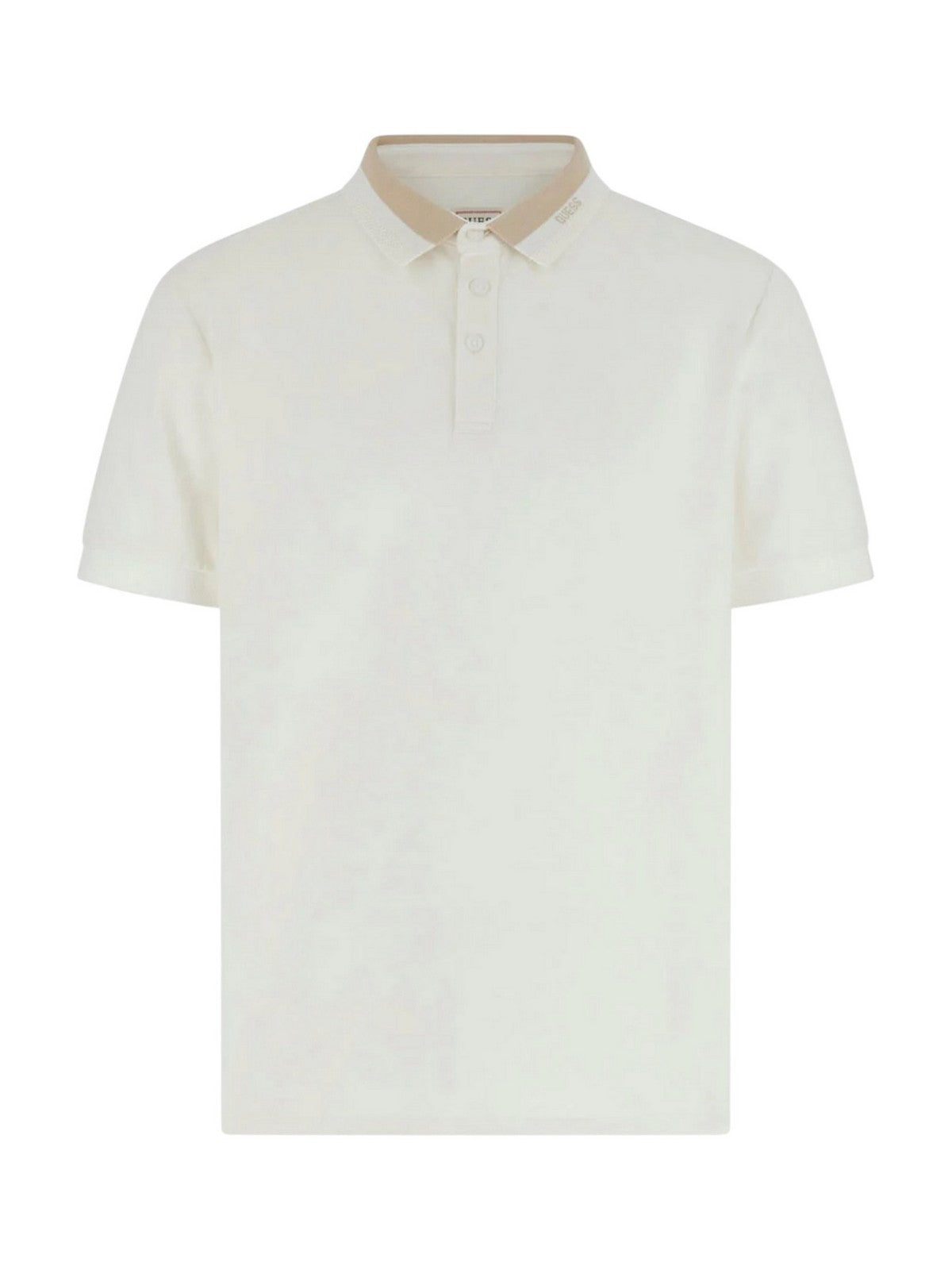 GUESS Polo Uomo SS PAUL GUESS COLLAR POLO M6RP47 KARS2 G018 SALT WHITE