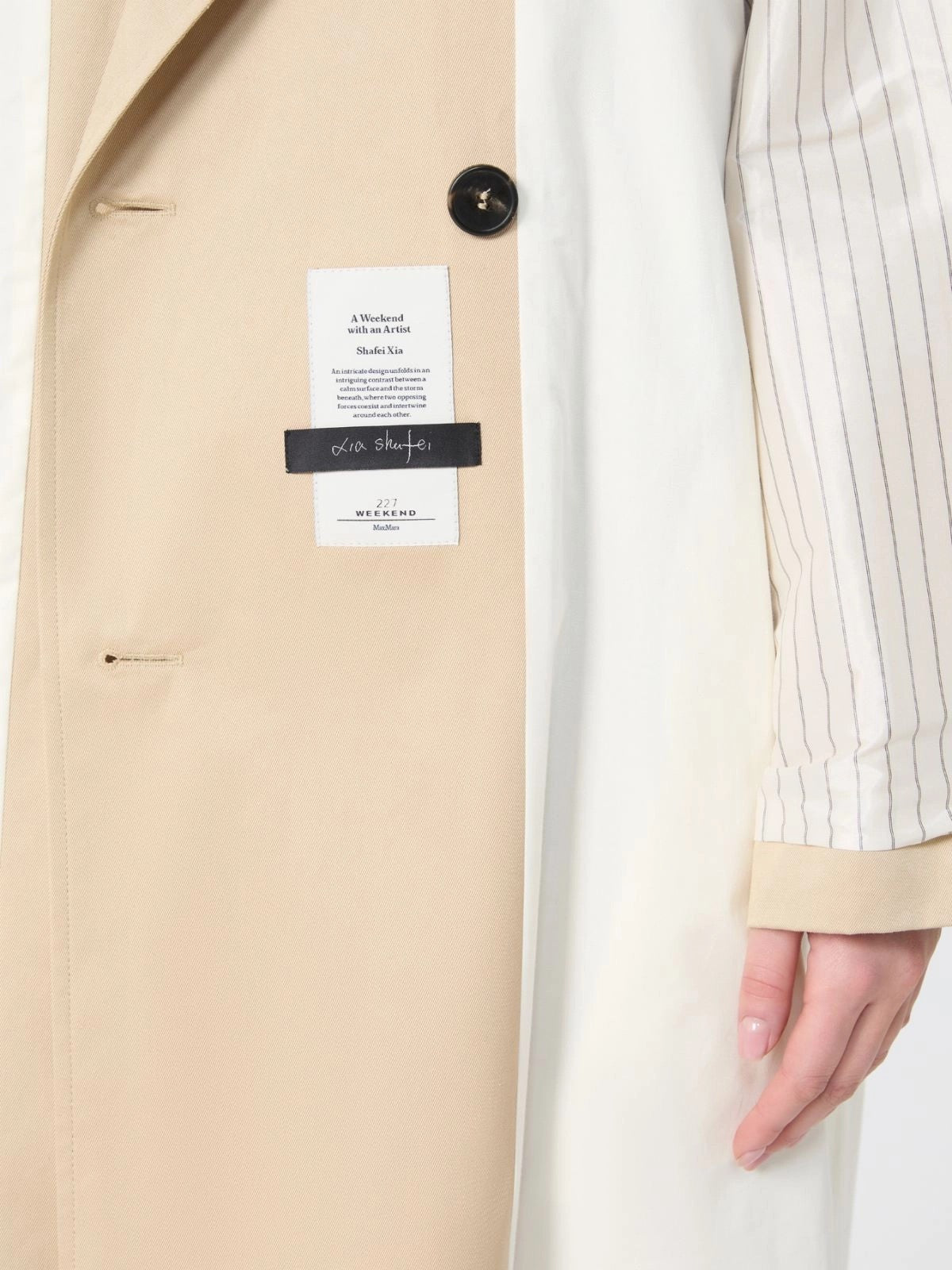 MAX MARA WEEKEND Trench Donna WKSNINFA 2615021016600 001 PRUGNA gioboutiqueweb