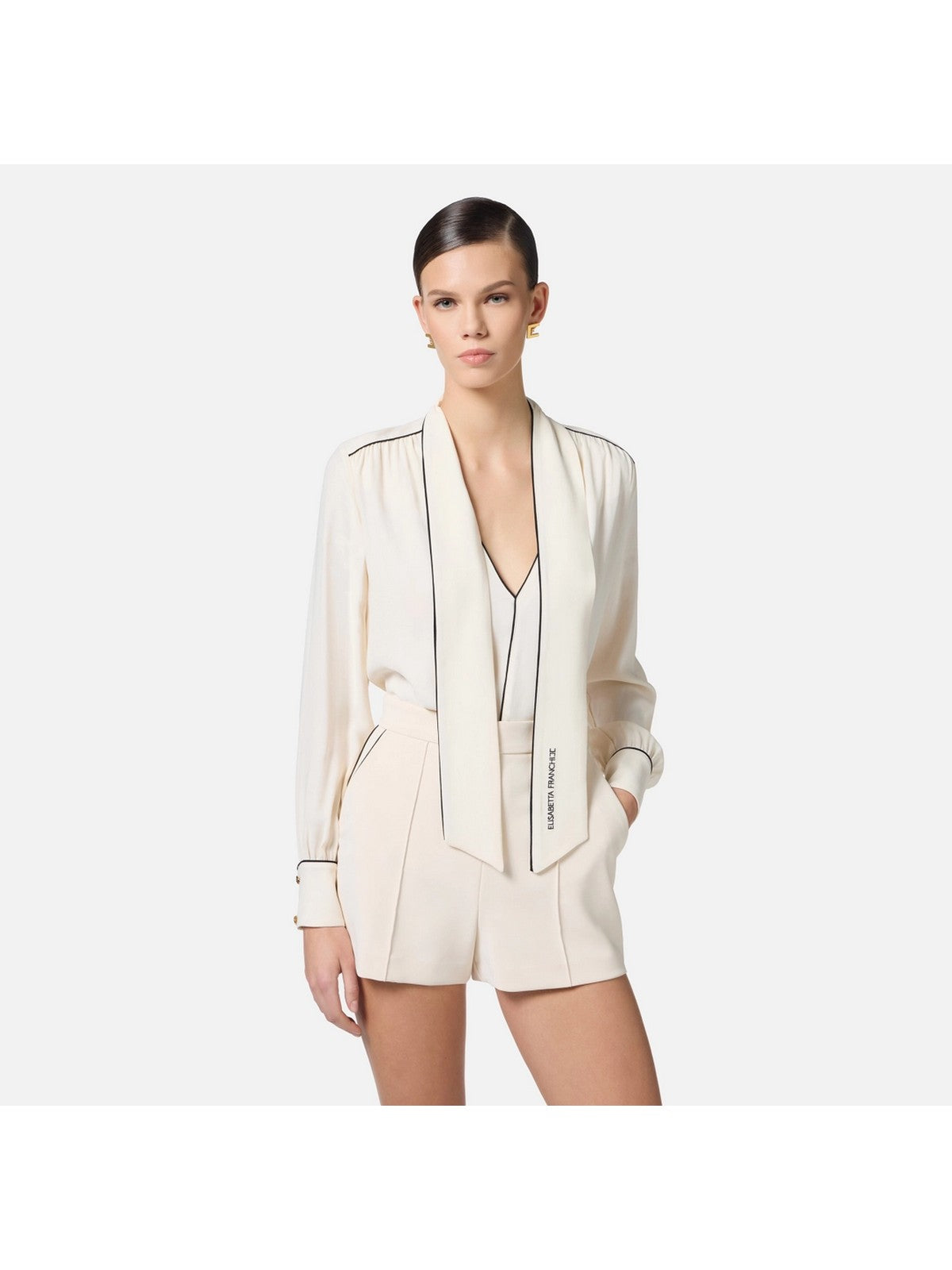 ELISABETTA FRANCHI Camicia Donna  CA10451E2-E84 Beige