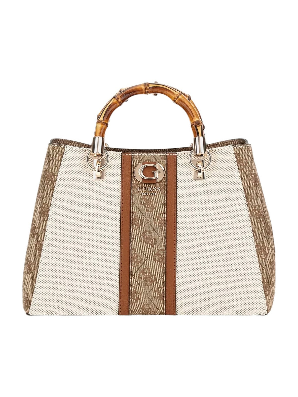 Zgadnij torbę Donna Canvas II Small Tote Hwag93 37060 Nll Marrone