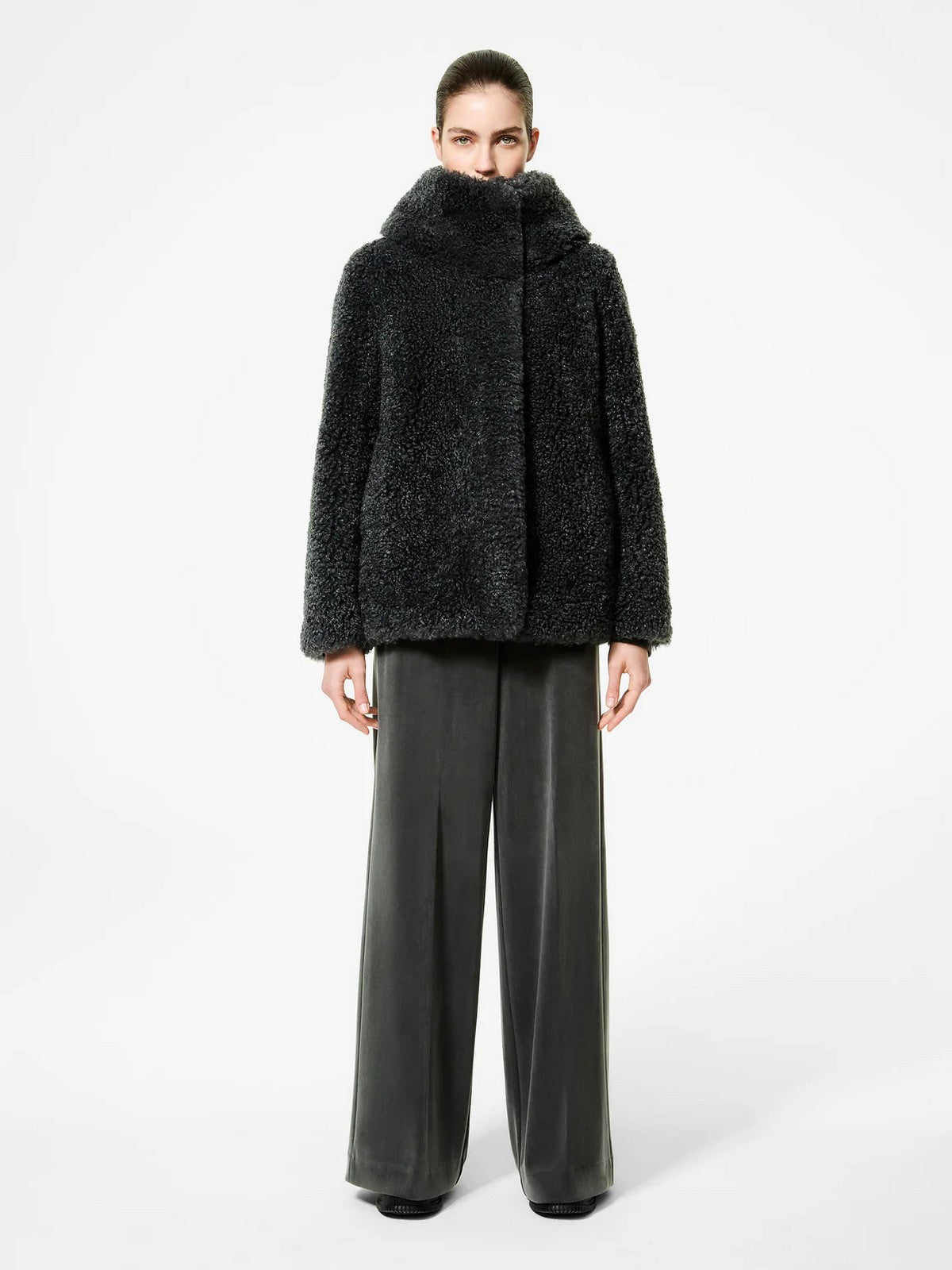 RRD Piumino Donna lamb hybrid hood wom jkt W25572 20 20 FOREST GREEN