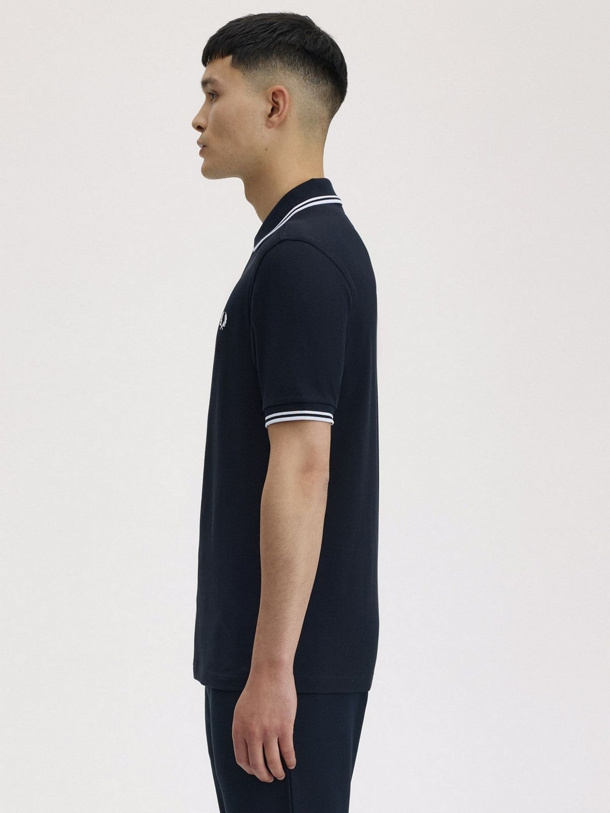 FRED PERRY Polo Uomo FP TWIN TIPPED FRED PERRY SHIRT FP-M3600P-57 238 NAVY/WHITE
