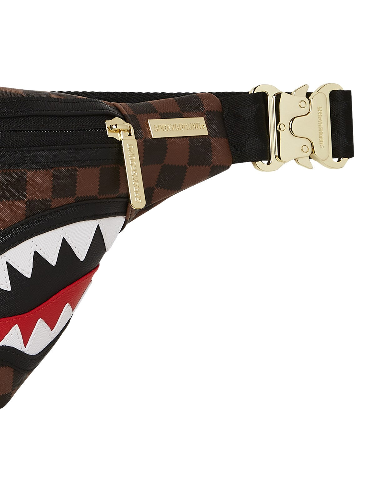 SPRAYGROUND Marsupio Uomo SAWTOOTH SHARKS IN PARIS SAVVY CROSSBODY 910B7844NSZ Nero gioboutiqueweb