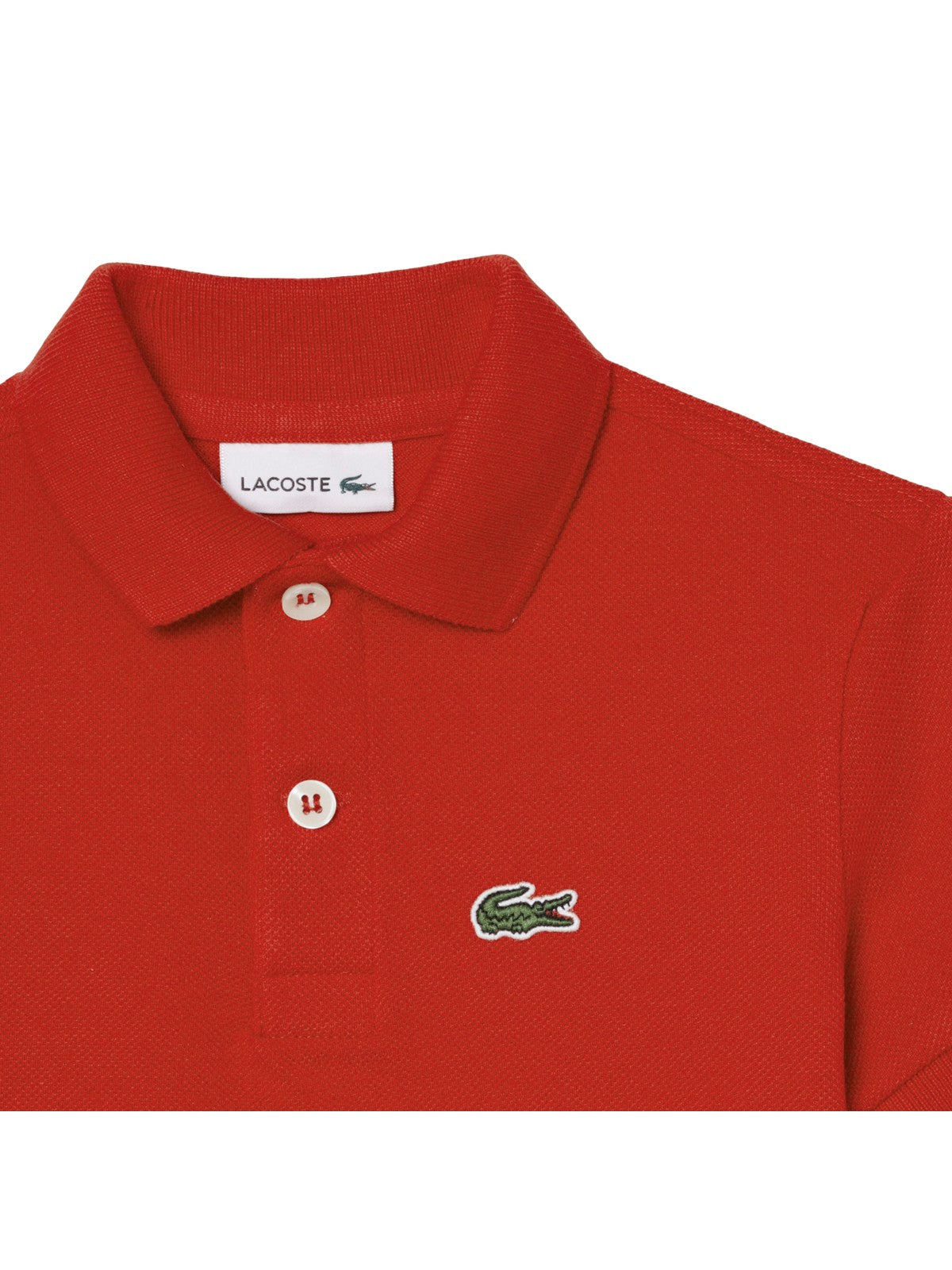 LACOSTE KIDS Polo Unisex bambino LCB NON-ORGANIC PETIT PIQUE PO 847354 RCJ Rosso