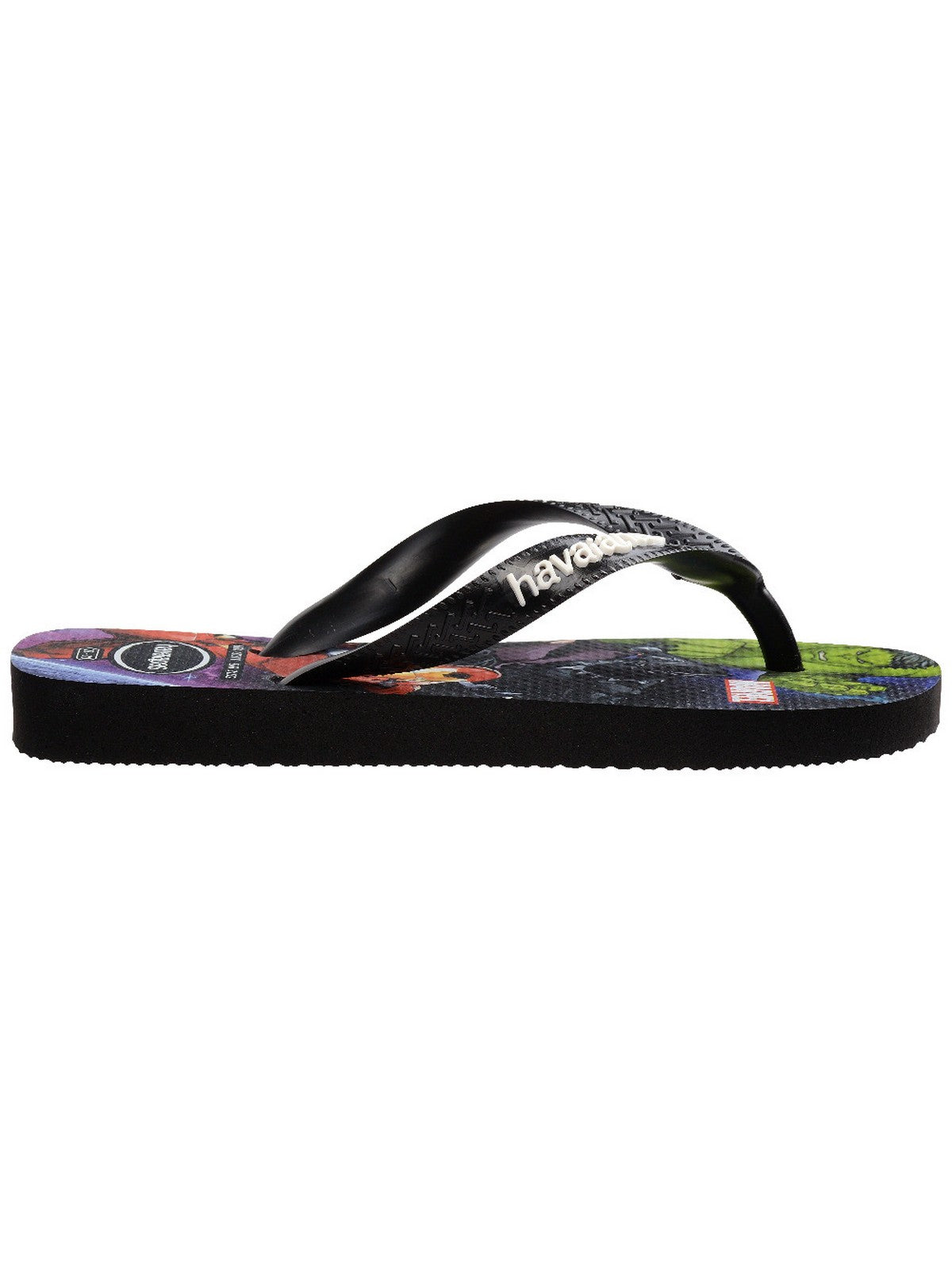 HAVAIANAS Infradito Bambini e ragazzi Hav. Kids top marvel 4148300.0090 Nero gioboutiqueweb