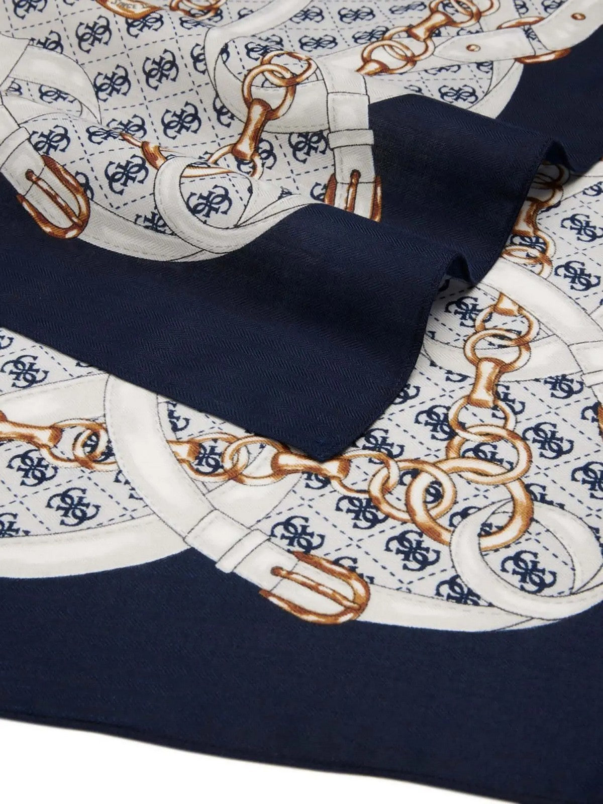 GUESS Foulard Donna NOELLE PRINTED KEFIAH 130X130 AW5412 POL03 BLU BLUE