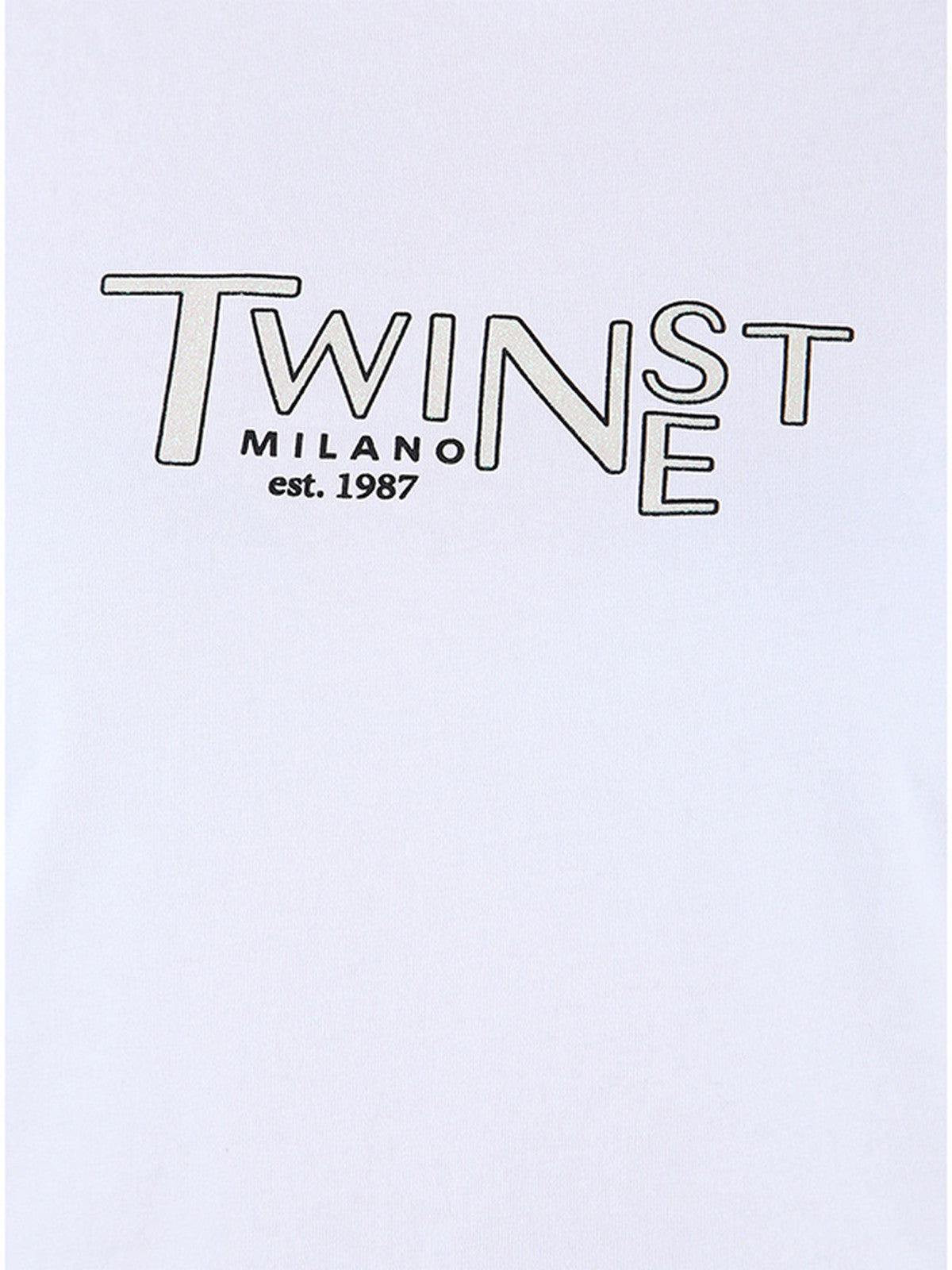 TWINSET T-shirt Donna  251TP2540 00001 BIANCO OTTICO gioboutiqueweb