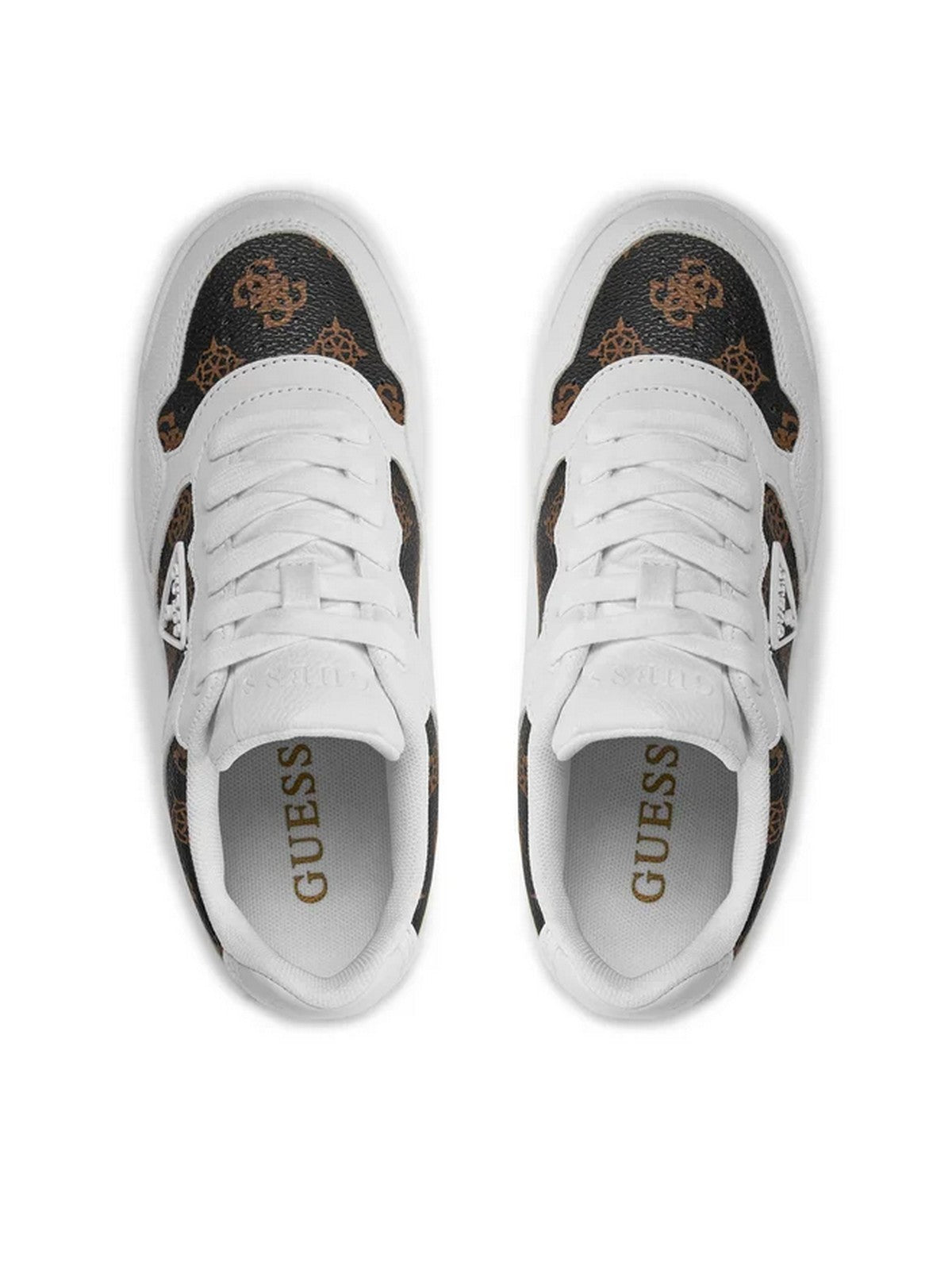 GUESS Sneaker Donna MIRAM2 FLPMI2 FAL12 WHIBR WHITE BROWN