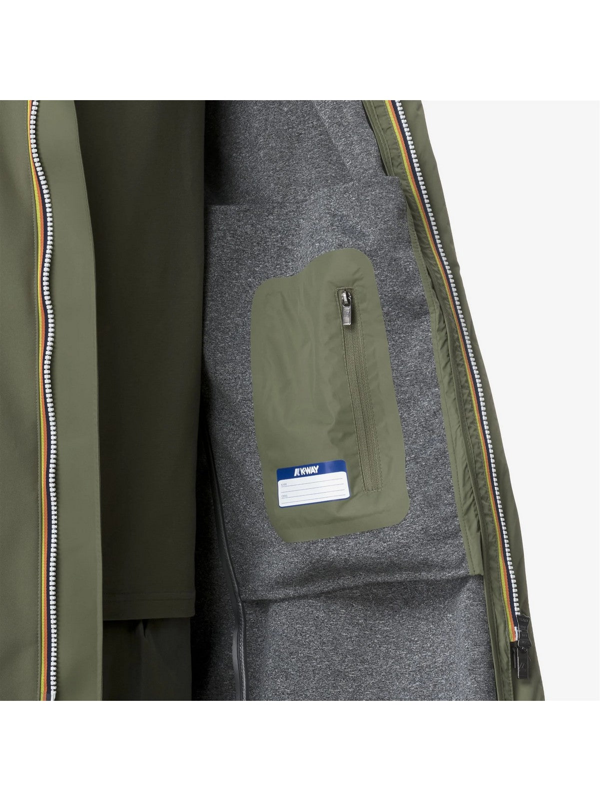 K-WAY Giubbino Uomo JACKO STRETCH 2L K7136SW V15 Green Lichen