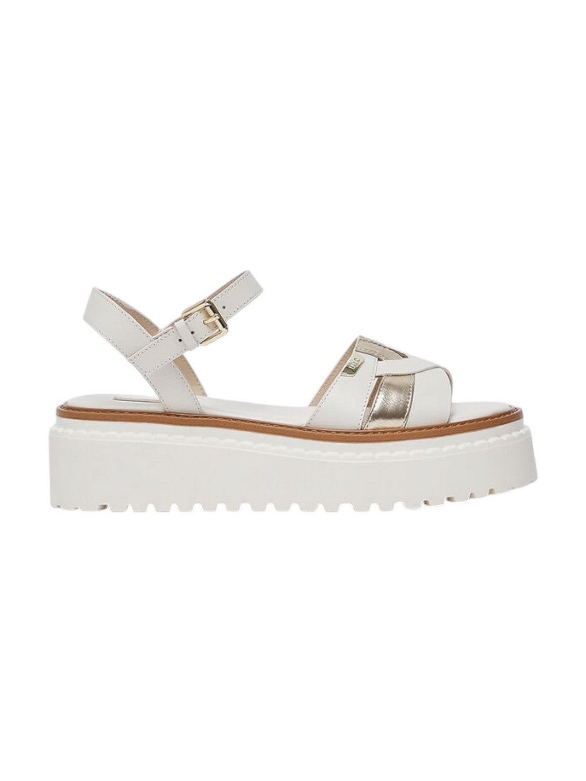 LIU JO Sandalo Donna Bessie SA6159PX026 S1874 MILK/LIGHT GOLD