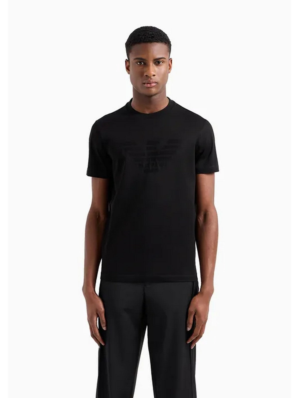 Emporio Armani Camiseta y polo masculino 8n1td2 1jgyz 0022 Negro