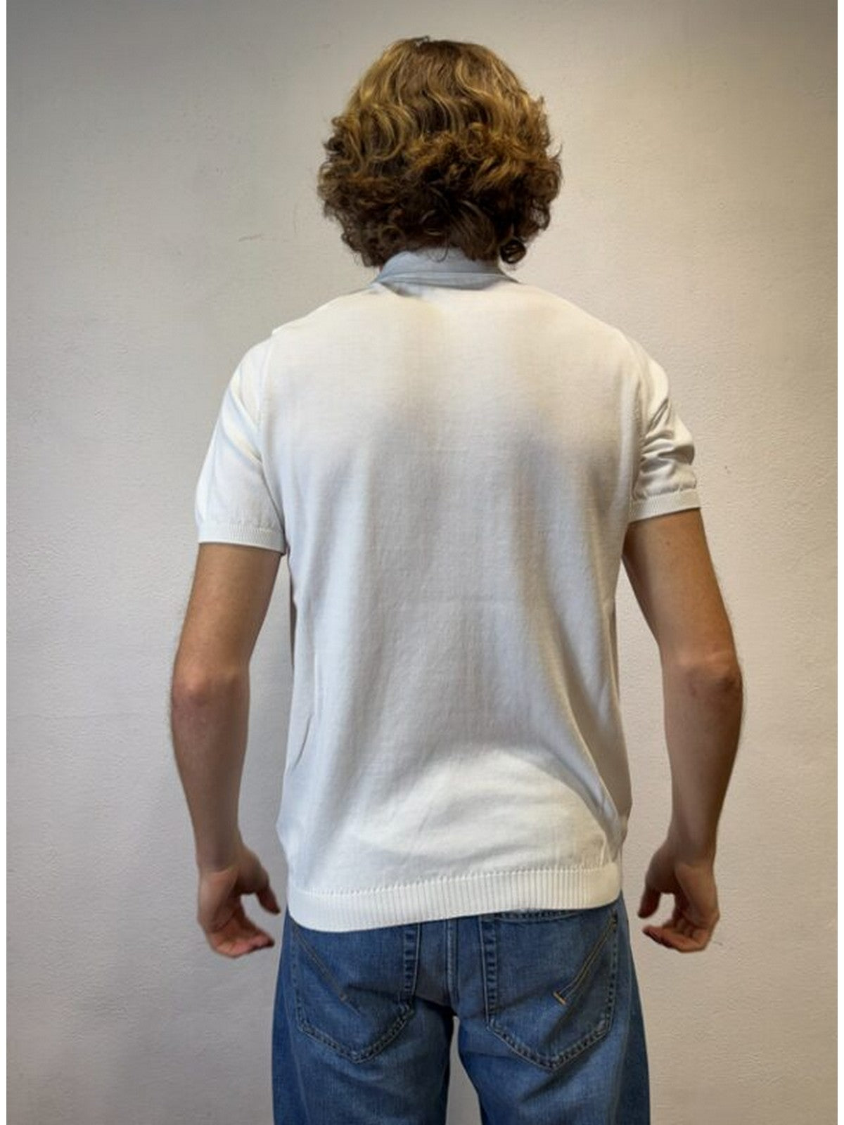 ALPHA STUDIO Polo Uomo  AU-5043B 1000 Bianco